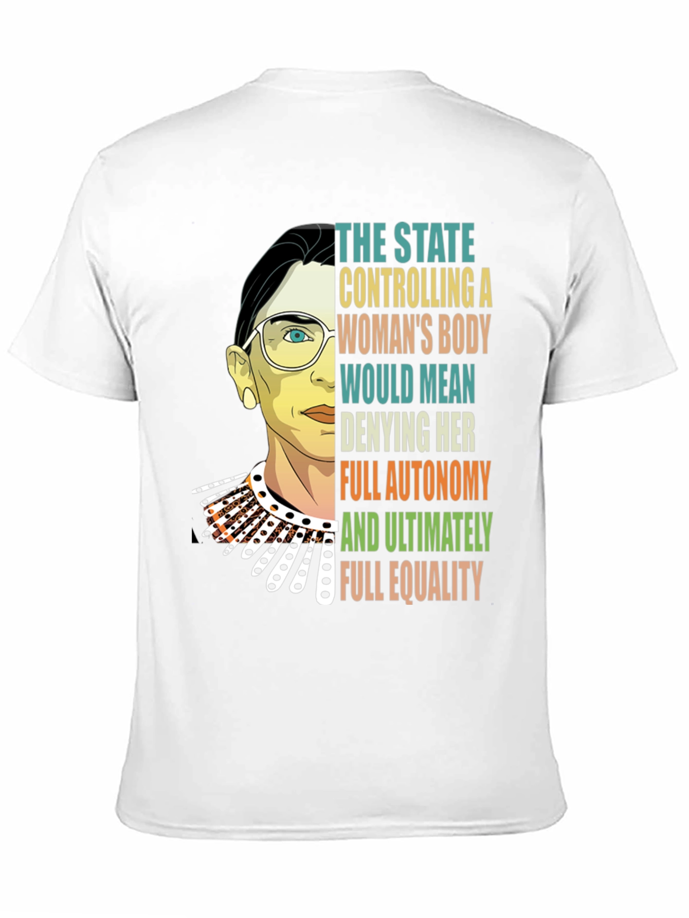 RBG Feminist T-Shirt: Pro-Choice Advocacy