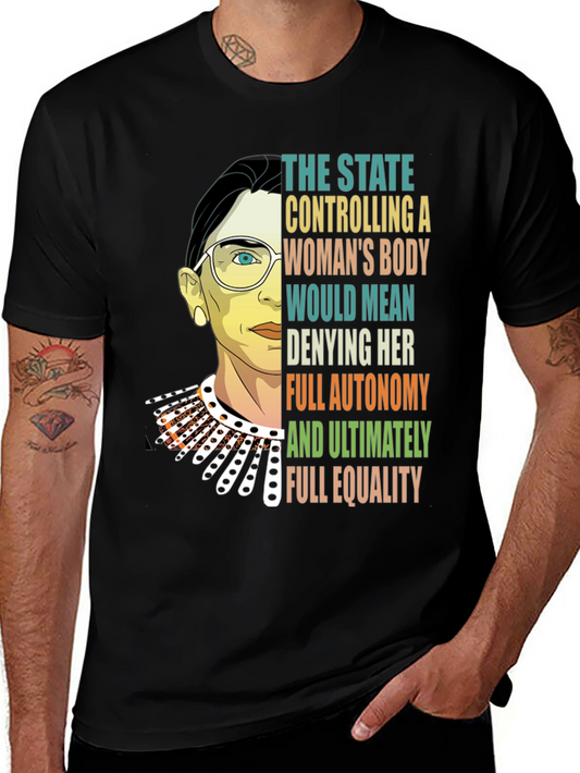 RBG Feminist T-Shirt: Pro-Choice Advocacy