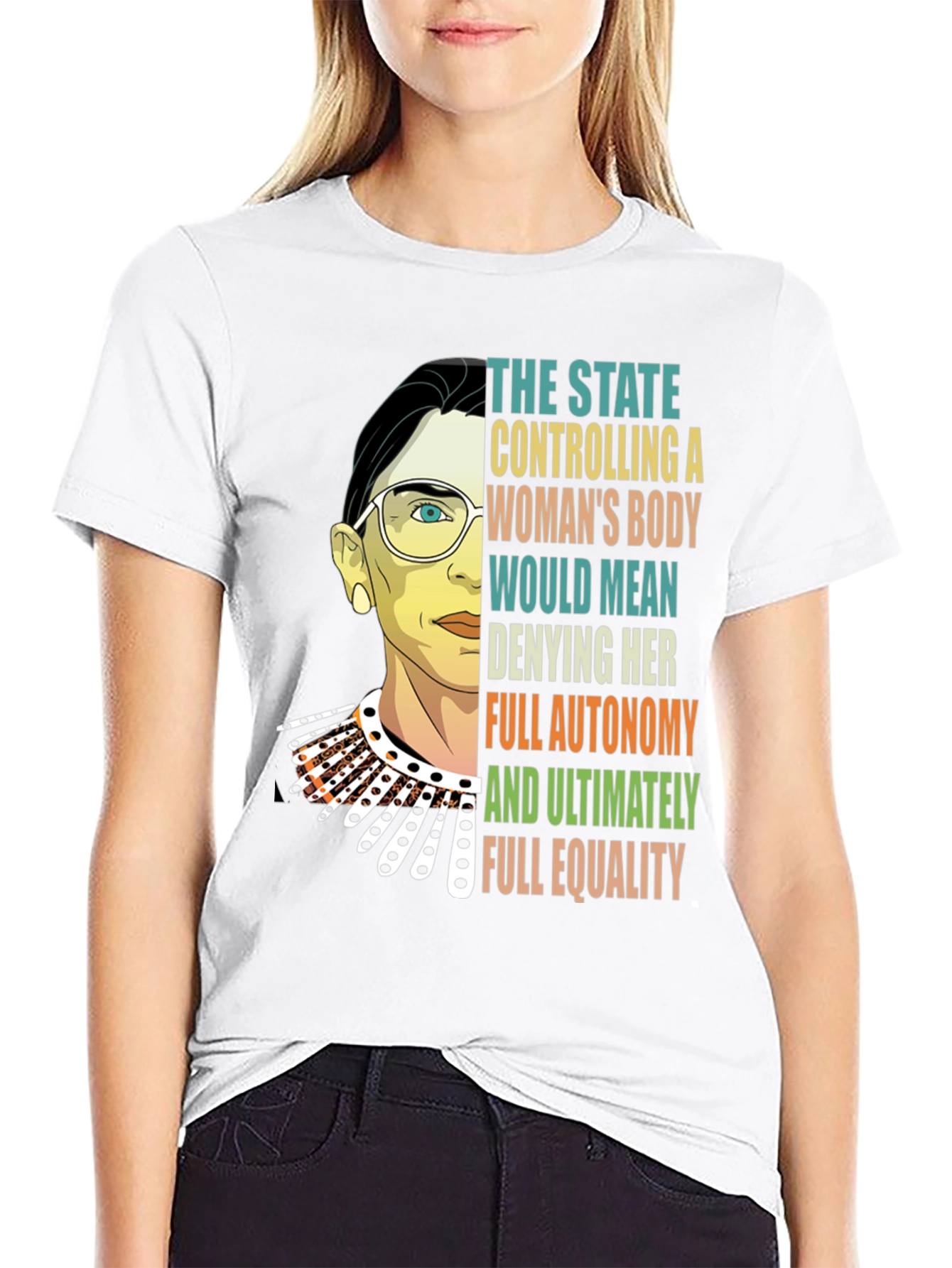 RBG Feminist T-Shirt: Pro-Choice Advocacy