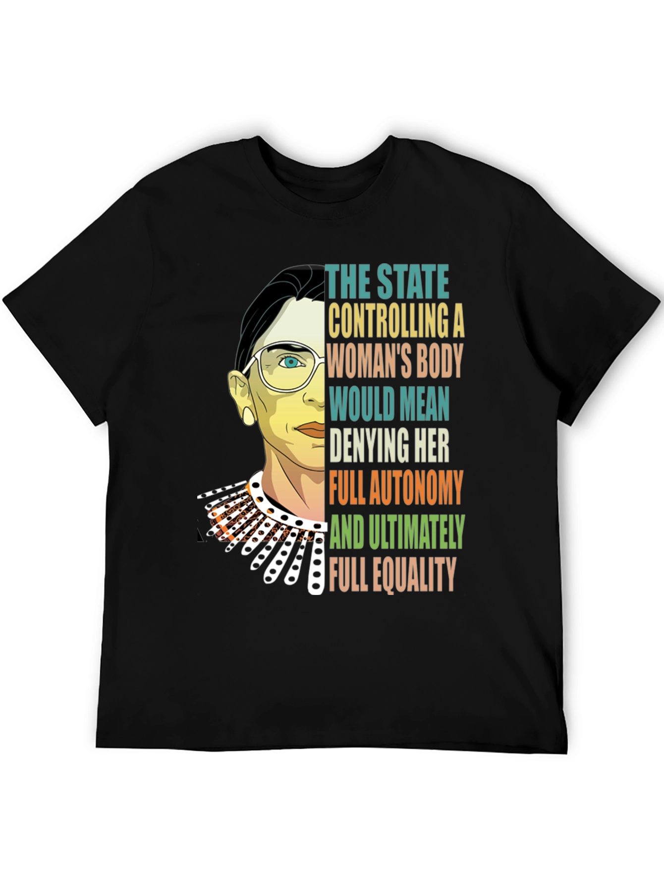 RBG Feminist T-Shirt: Pro-Choice Advocacy