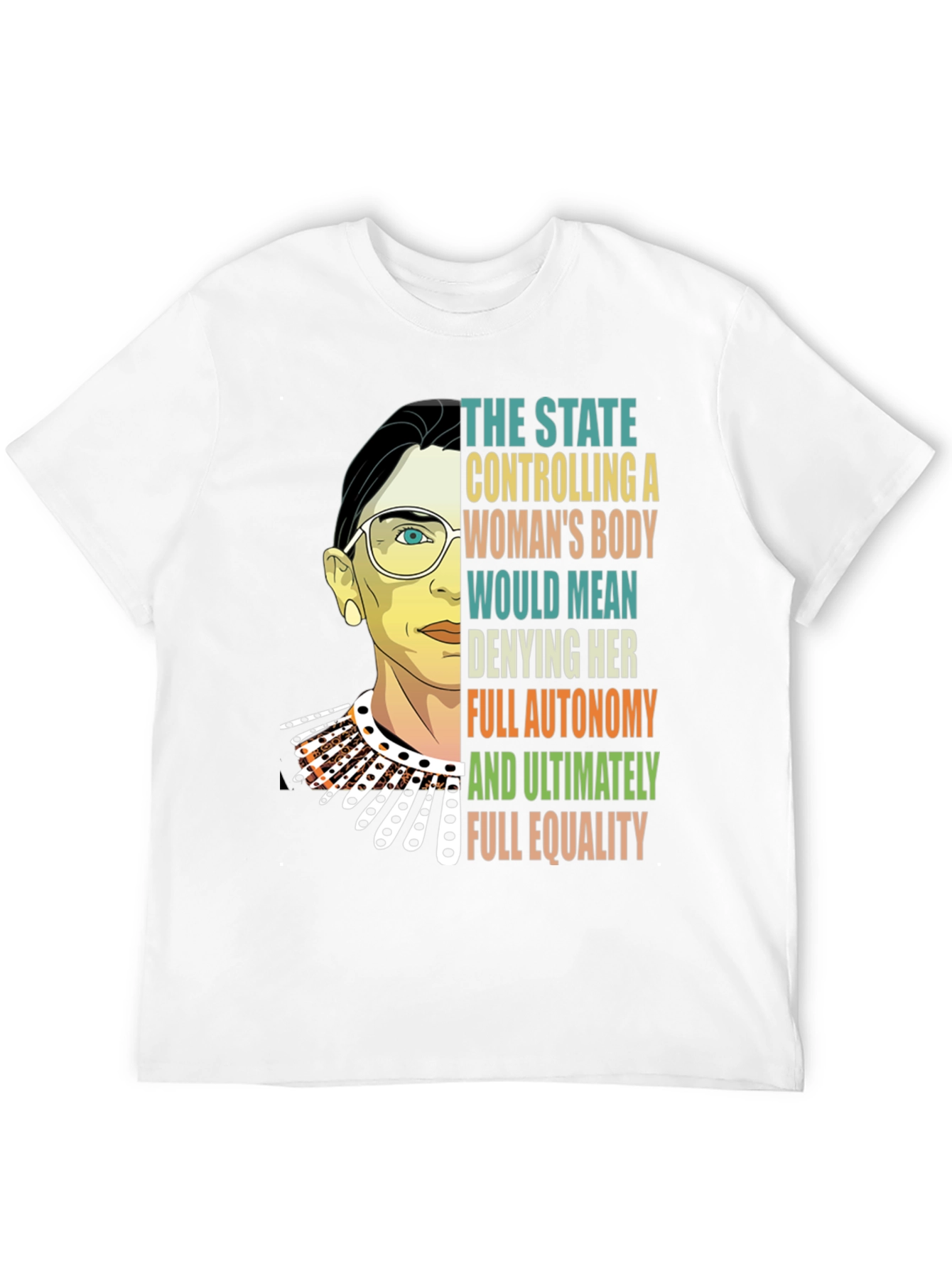 RBG Feminist T-Shirt: Pro-Choice Advocacy
