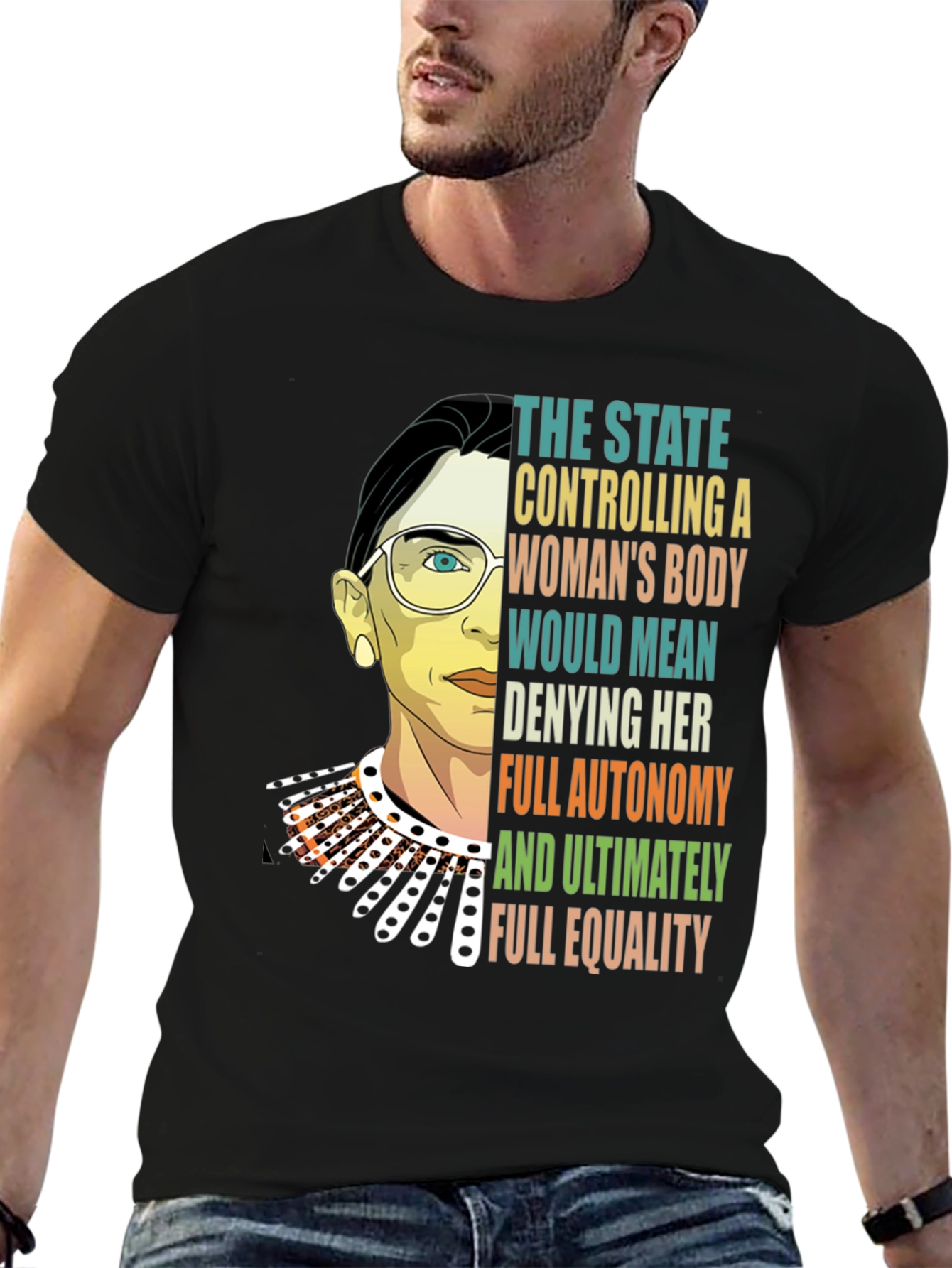 RBG Feminist T-Shirt: Pro-Choice Advocacy