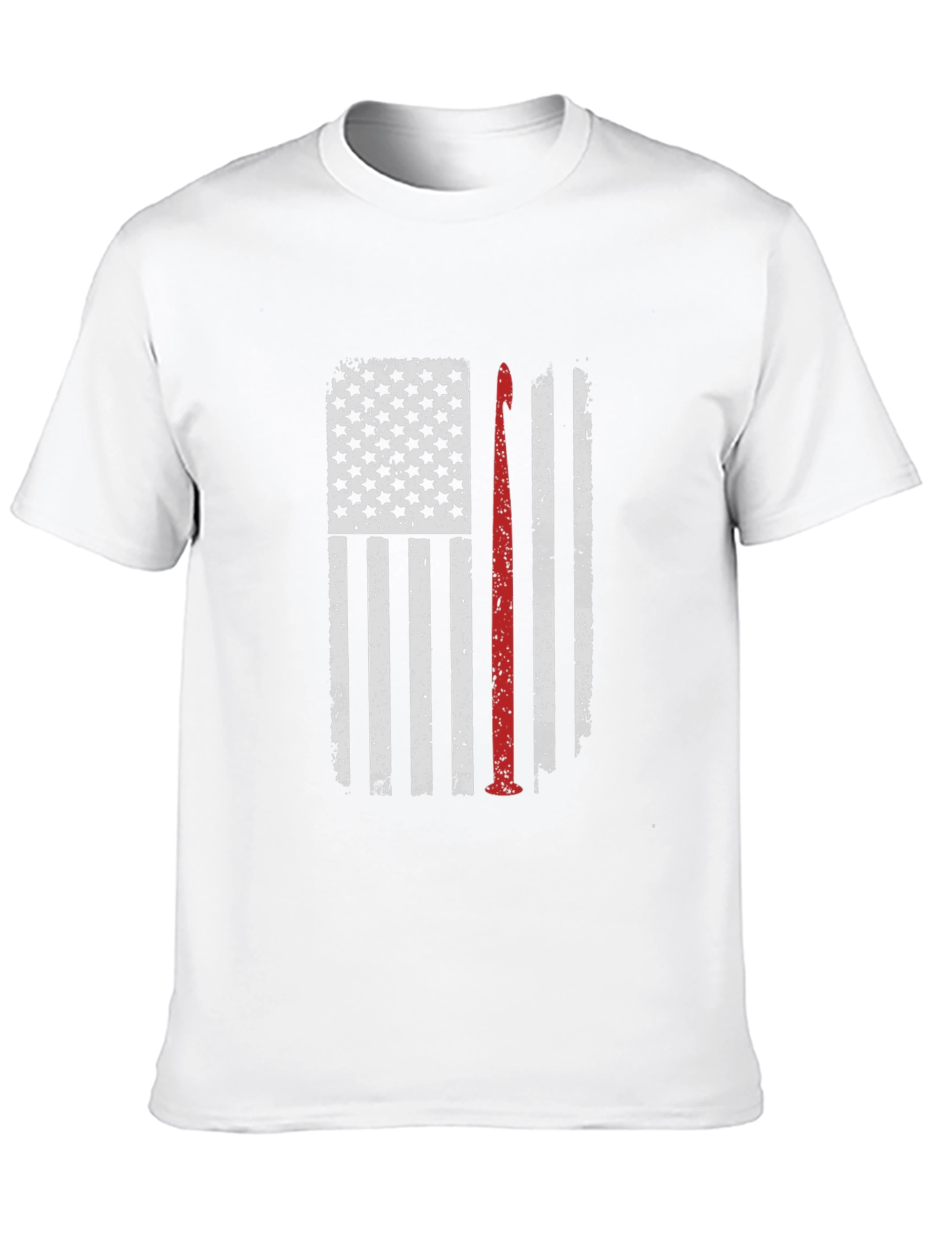 American Flag Crochet T-Shirt