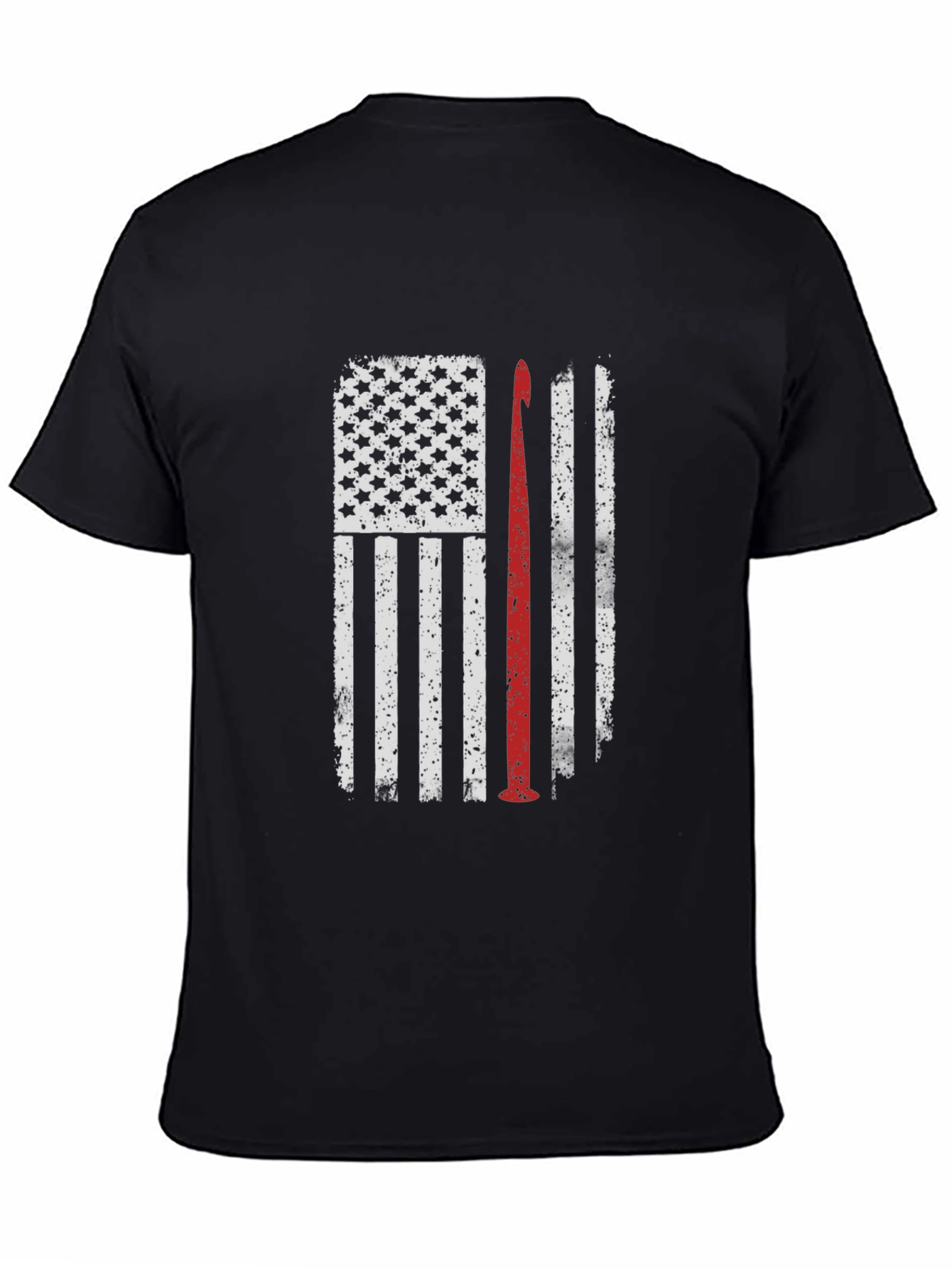 American Flag Crochet T-Shirt