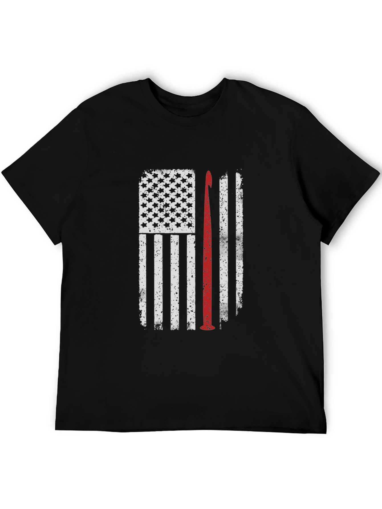 American Flag Crochet T-Shirt