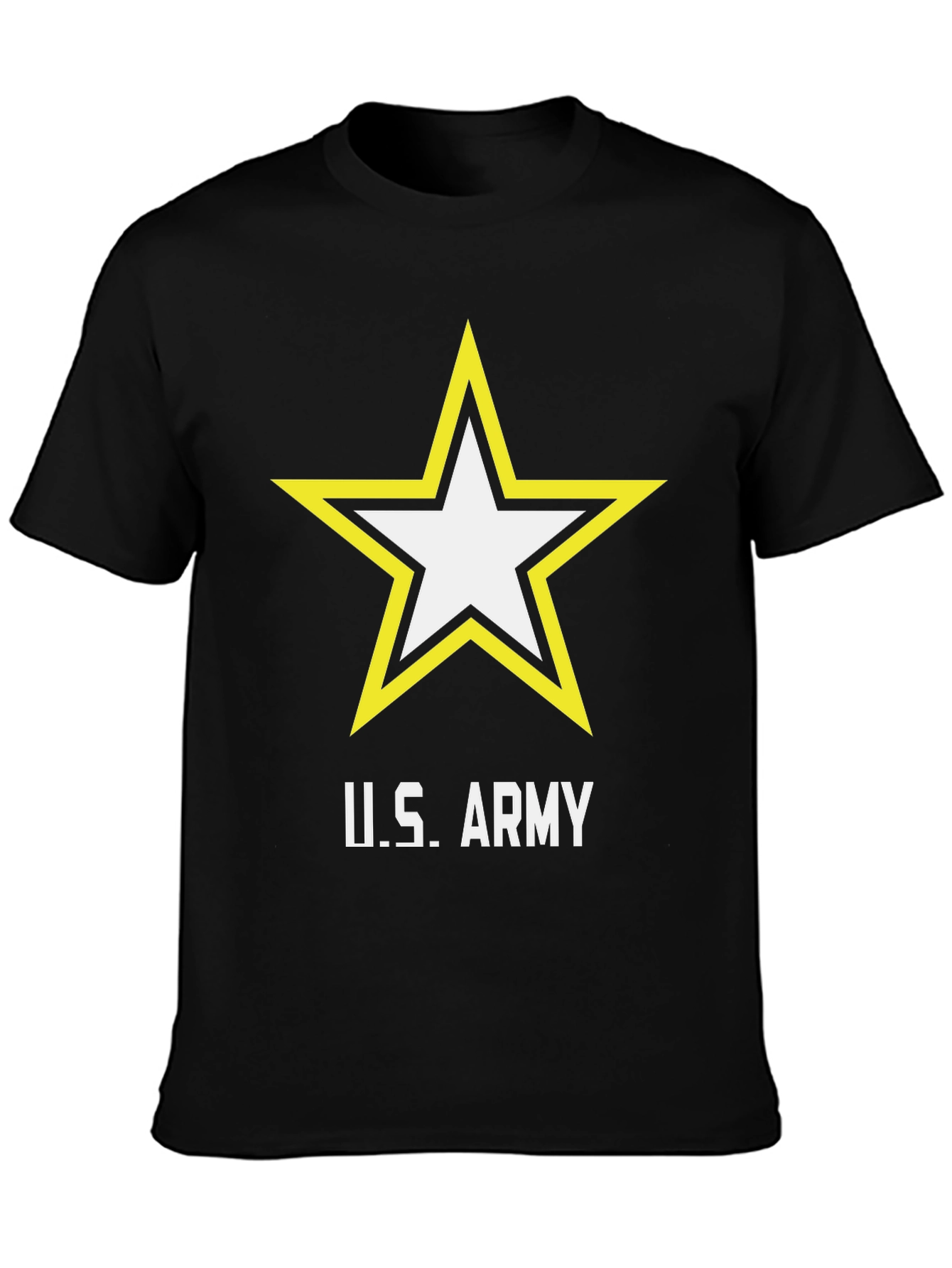 U.S. Army Star Logo Black T-Shirt