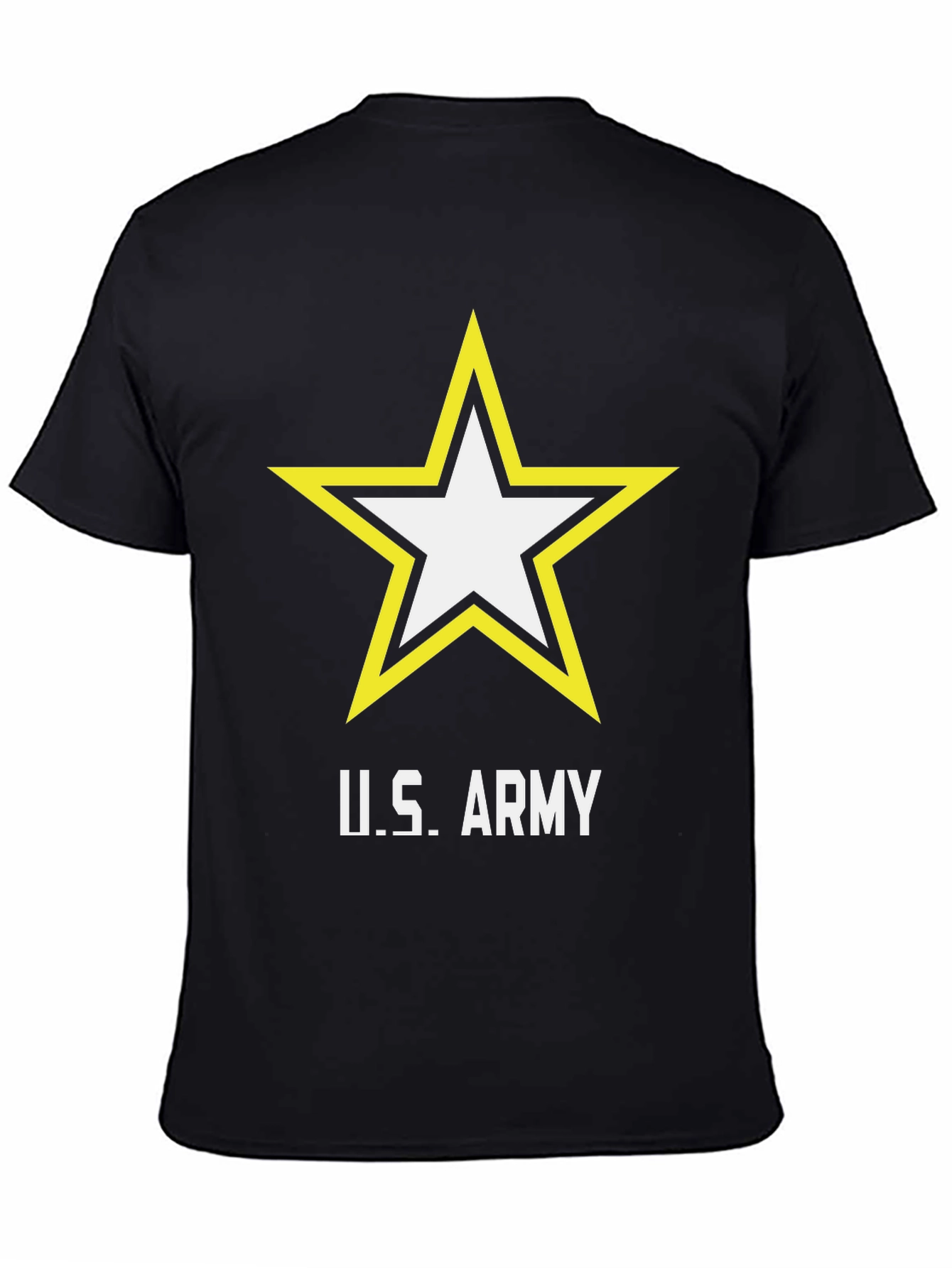 U.S. Army Star Logo Black T-Shirt