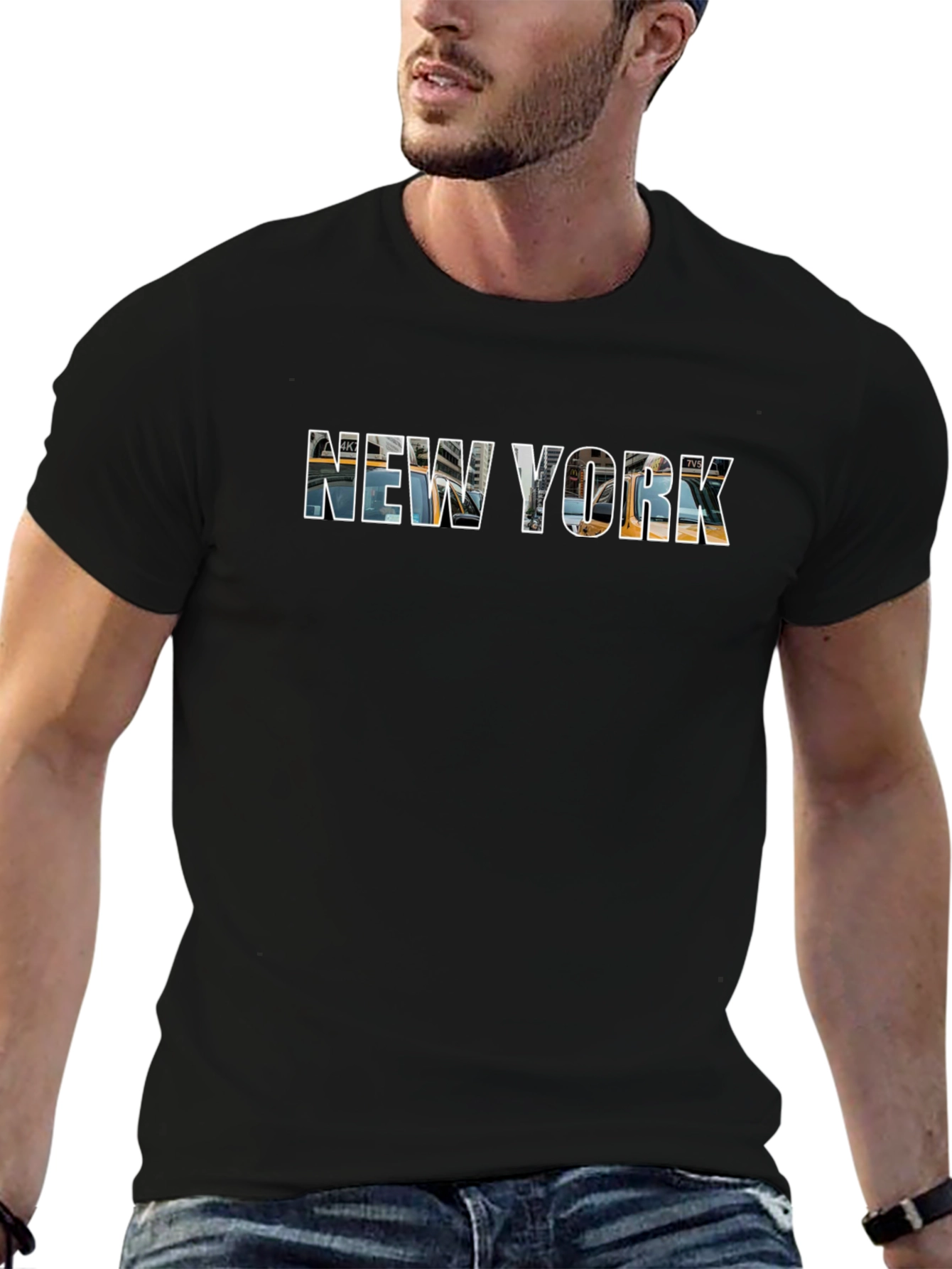 New York Skyline Graphic T-Shirt