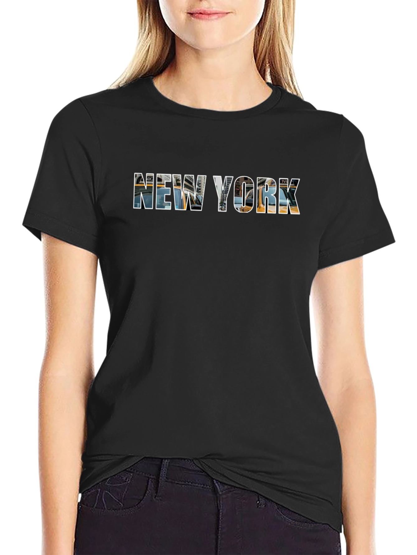 New York Skyline Graphic T-Shirt