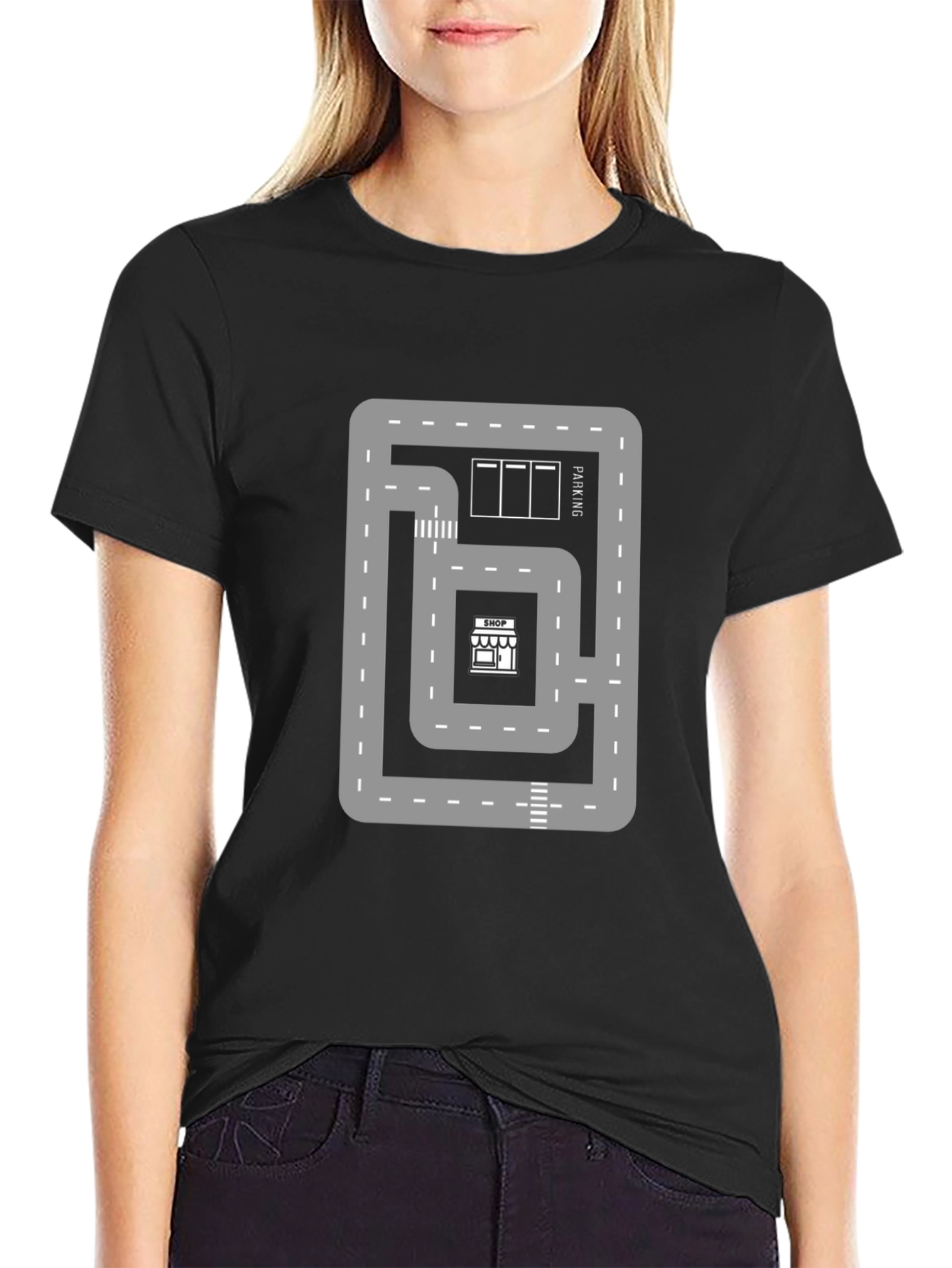 Novelty Street Route Graphic T-Shirt