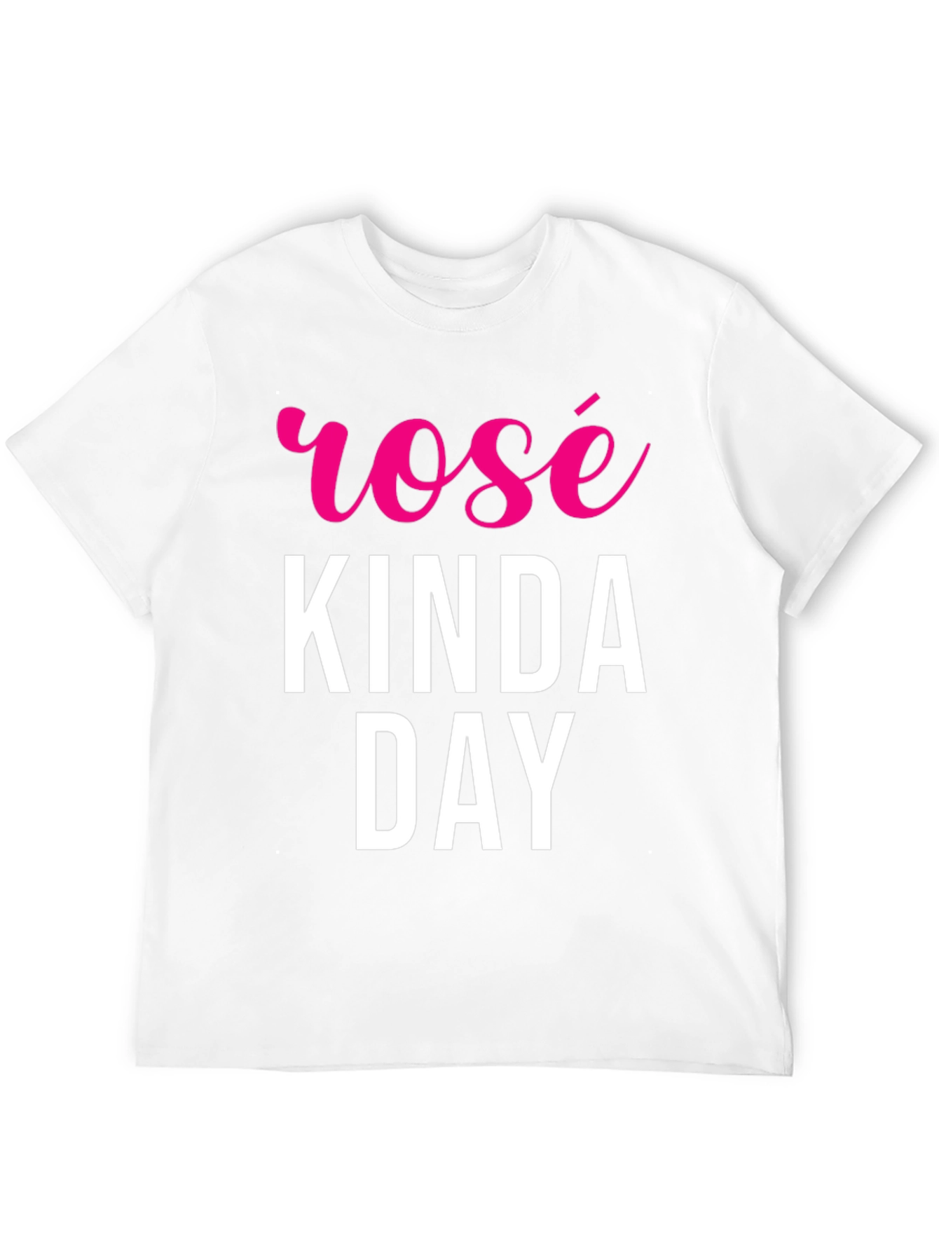 Rosé Kinda Day Black T-Shirt