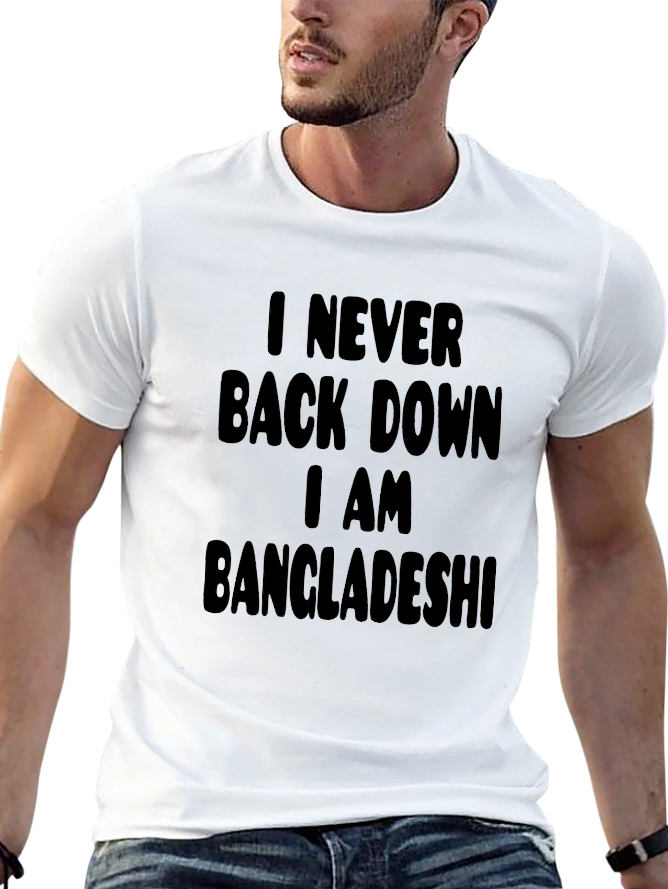 Never Back Down Bangladeshi Pride T-Shirt