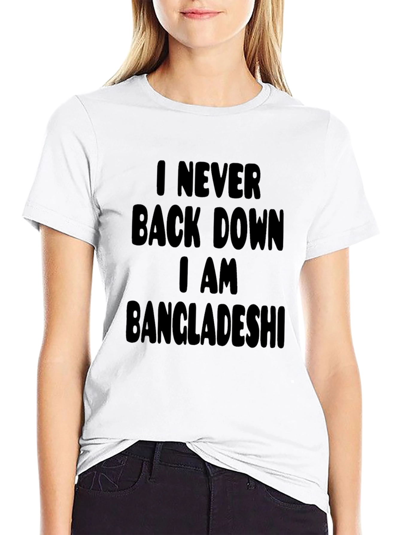 Never Back Down Bangladeshi Pride T-Shirt