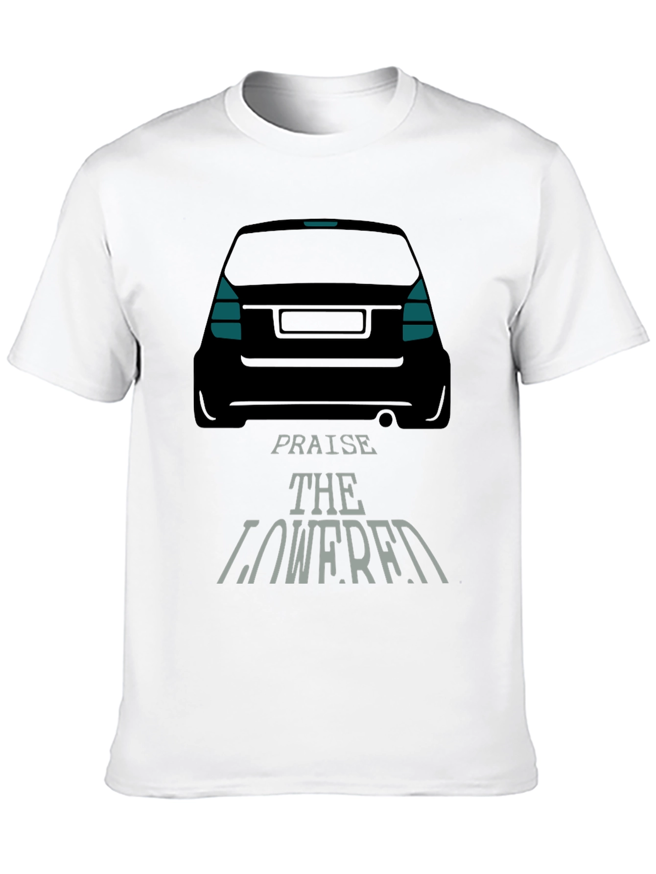 Praise the Lowered Car Enthusiast Black T-Shirt