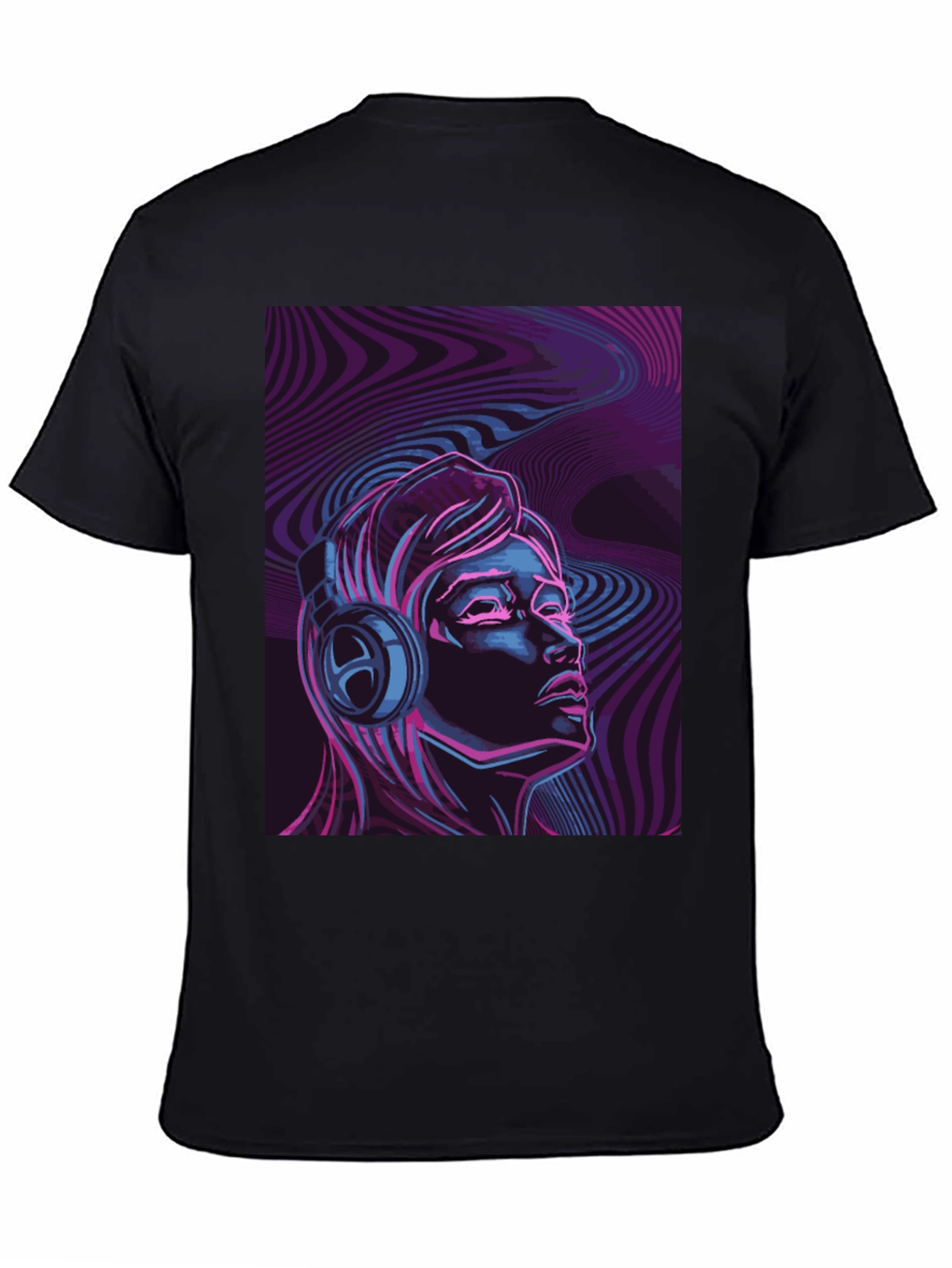 Retro Wave DJ Graphic T-Shirt