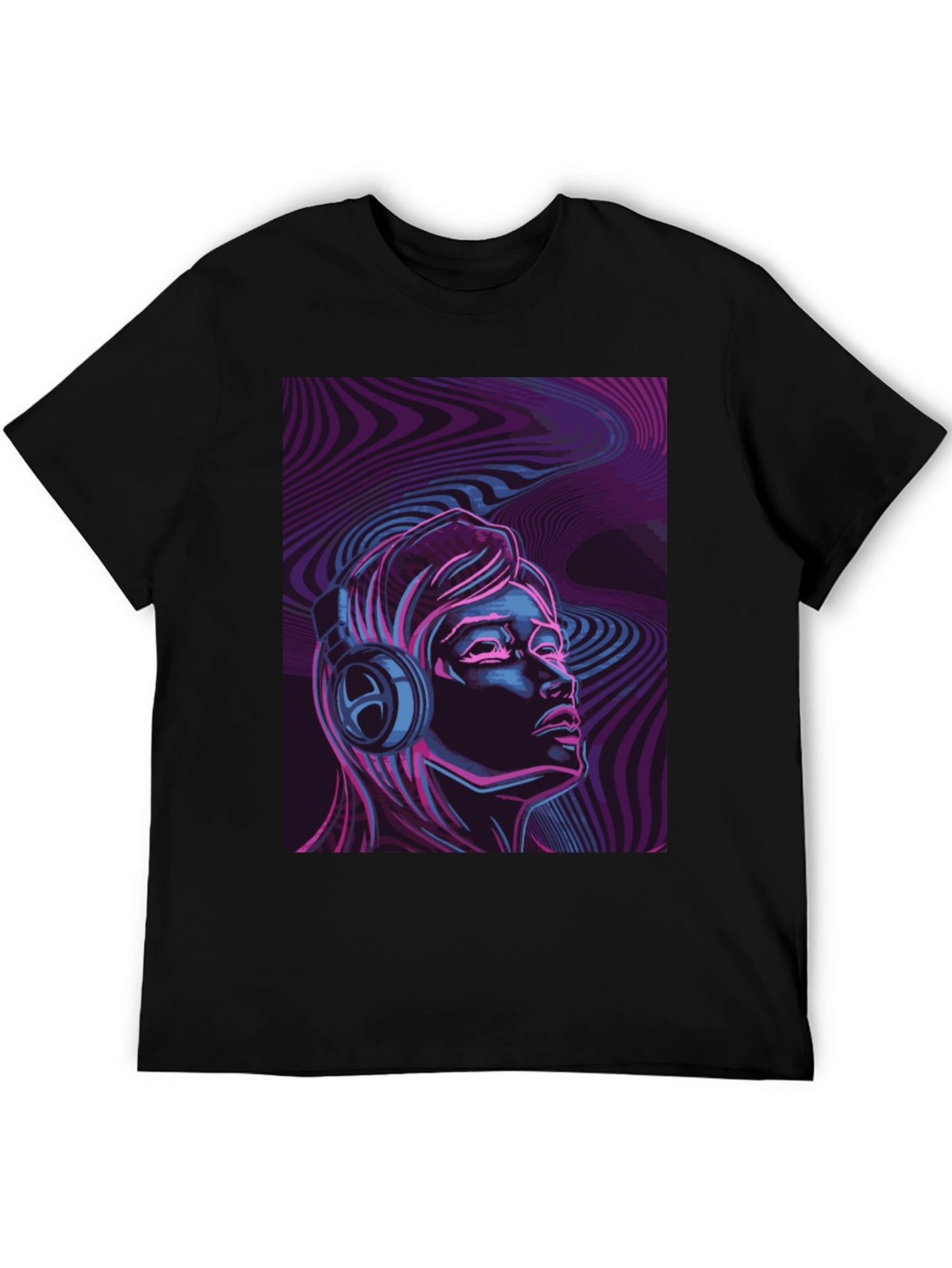 Retro Wave DJ Graphic T-Shirt