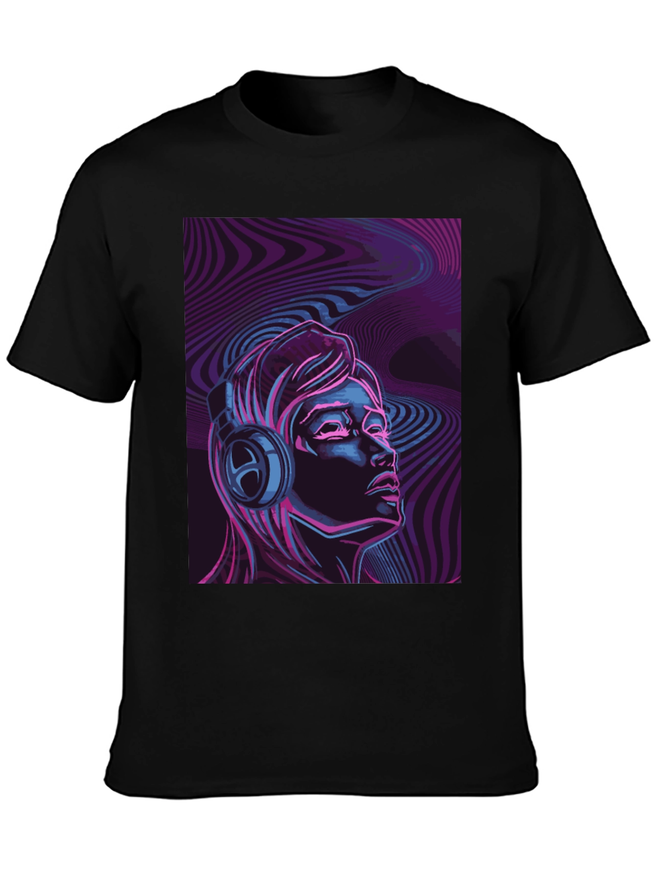 Retro Wave DJ Graphic T-Shirt