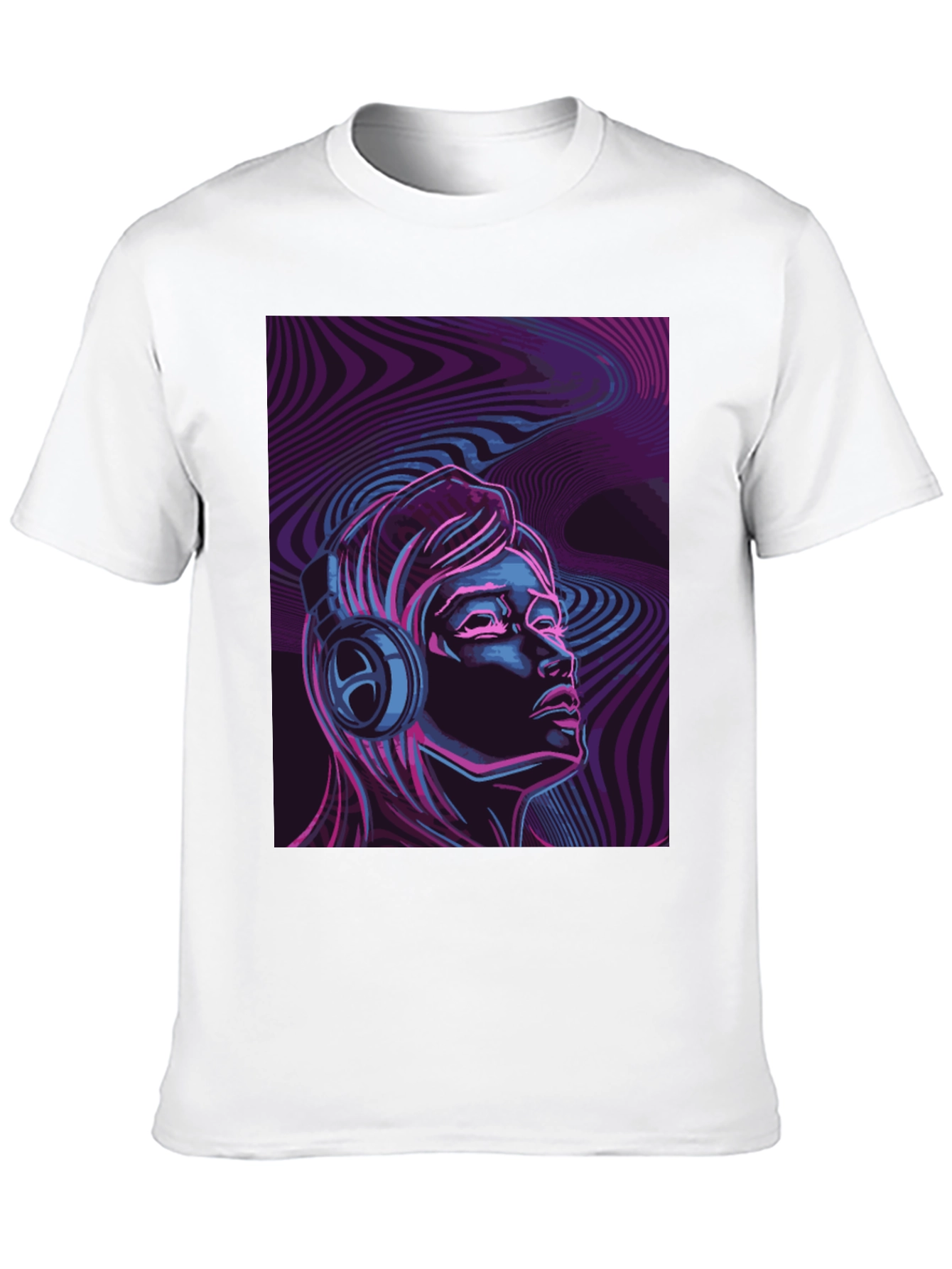 Retro Wave DJ Graphic T-Shirt