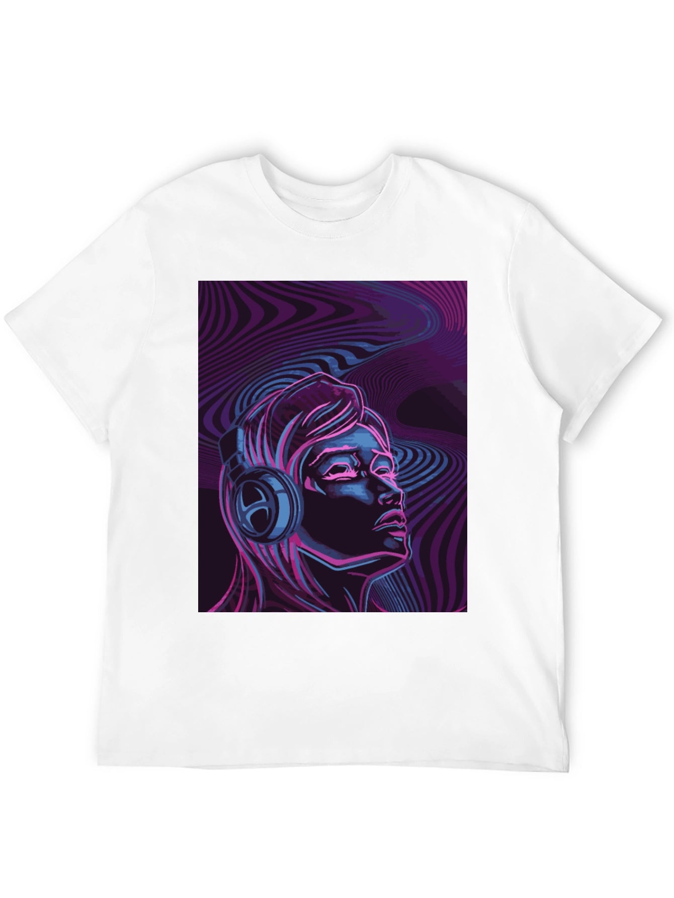 Retro Wave DJ Graphic T-Shirt
