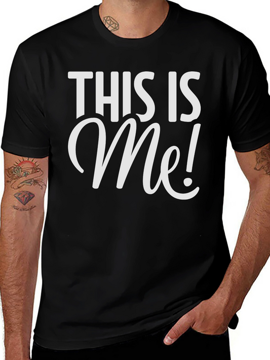 This Is Me! Black Graphic Tee