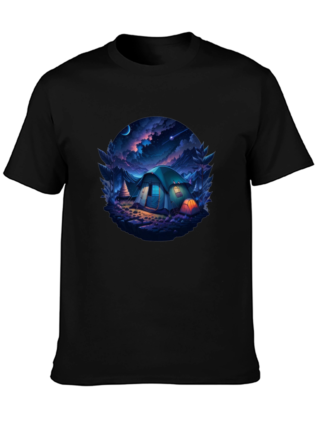 Night Campfire Graphic Tee