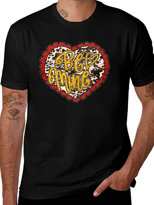 Be Mine Heart Valentines Day T-Shirt