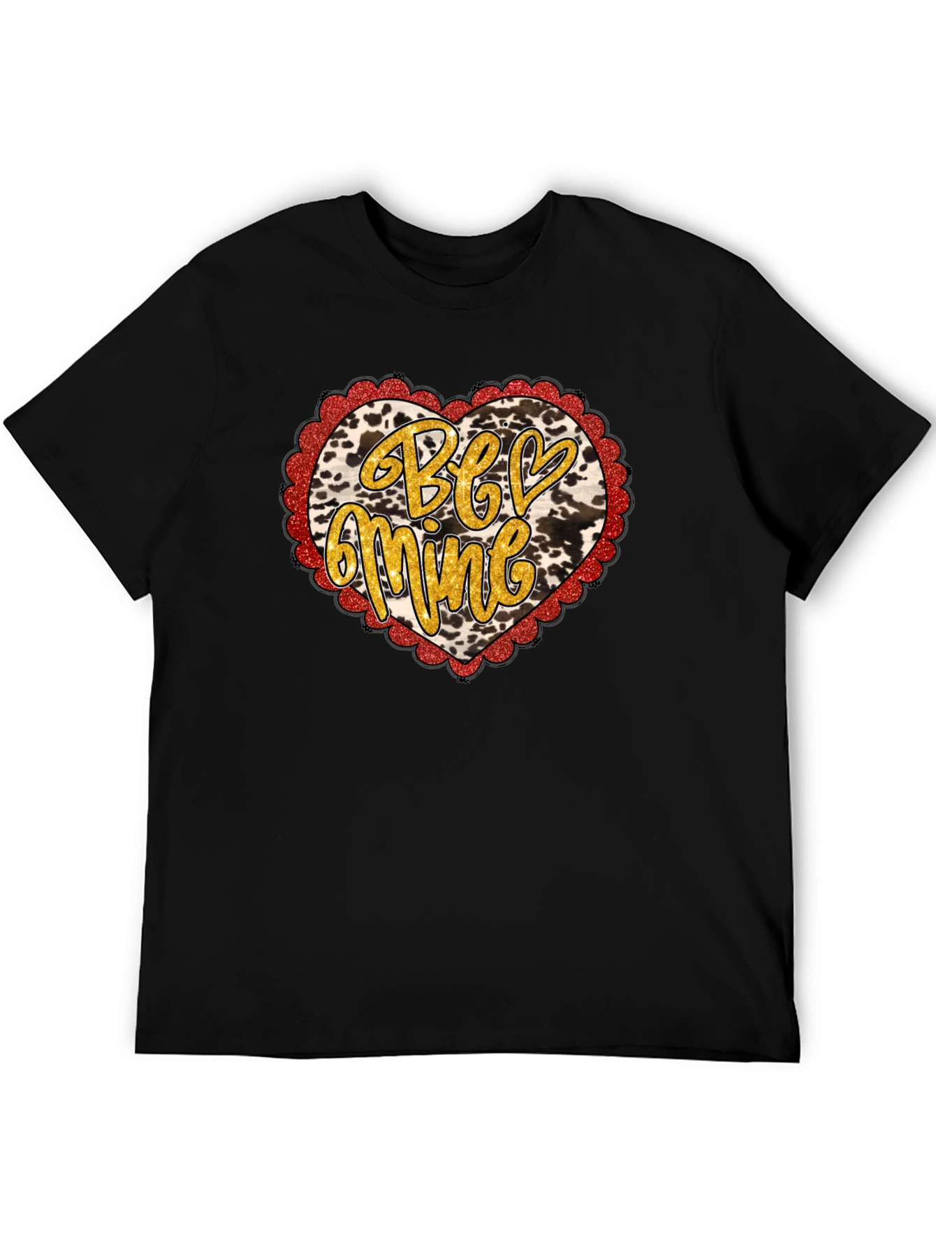 Be Mine Heart Valentines Day T-Shirt