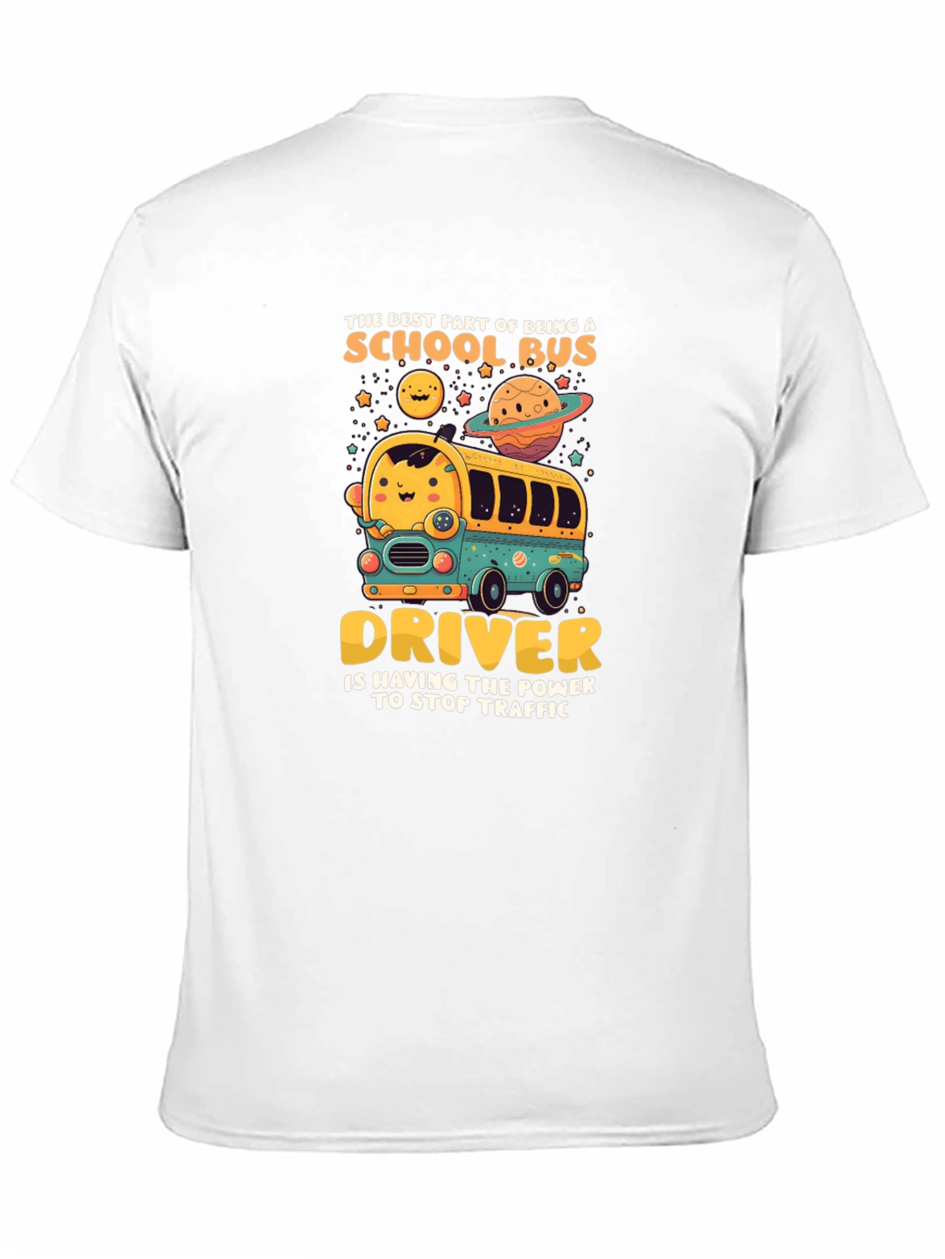 School Bus Driver T-Shirt - Stop Traffic Power!