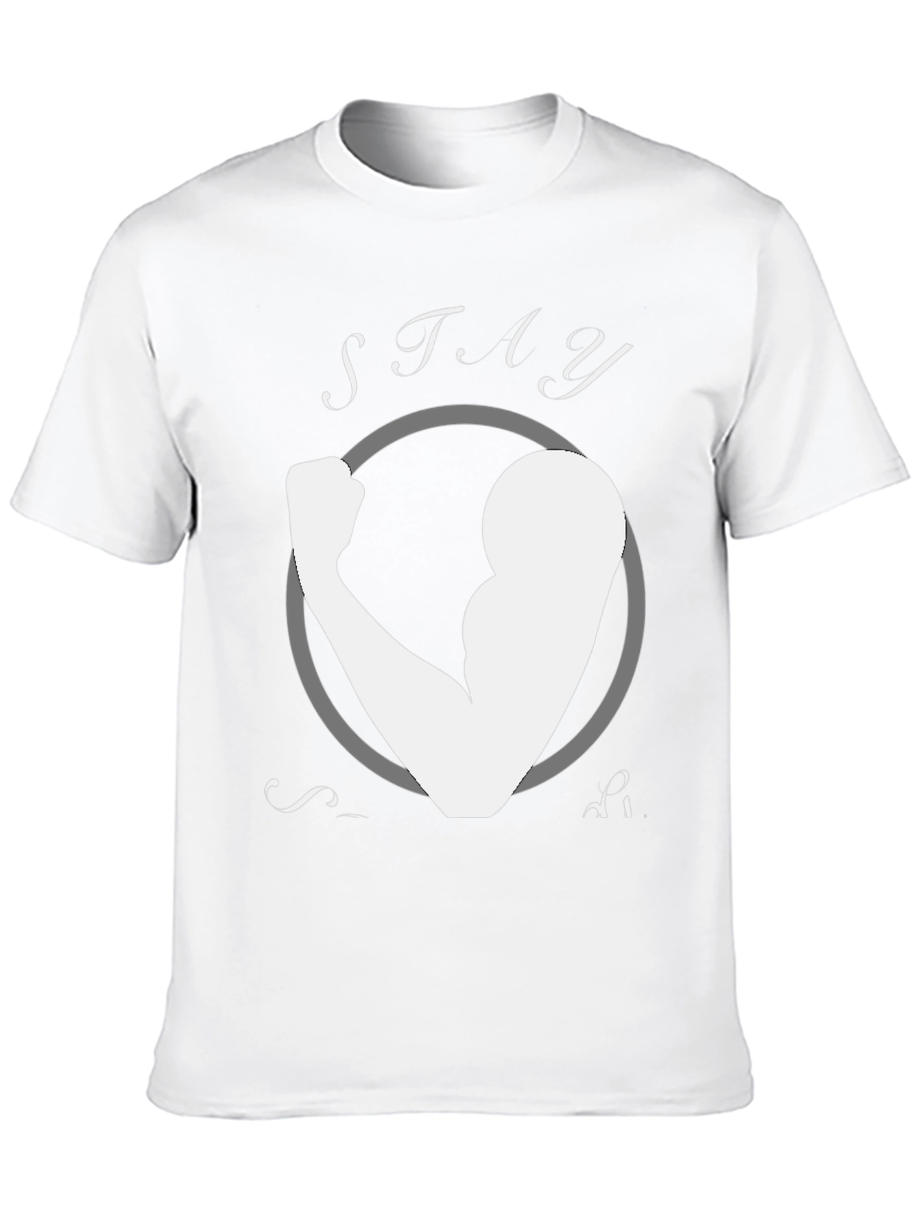 Stay Strong T-Shirt - Arm Muscle Graphic Tee