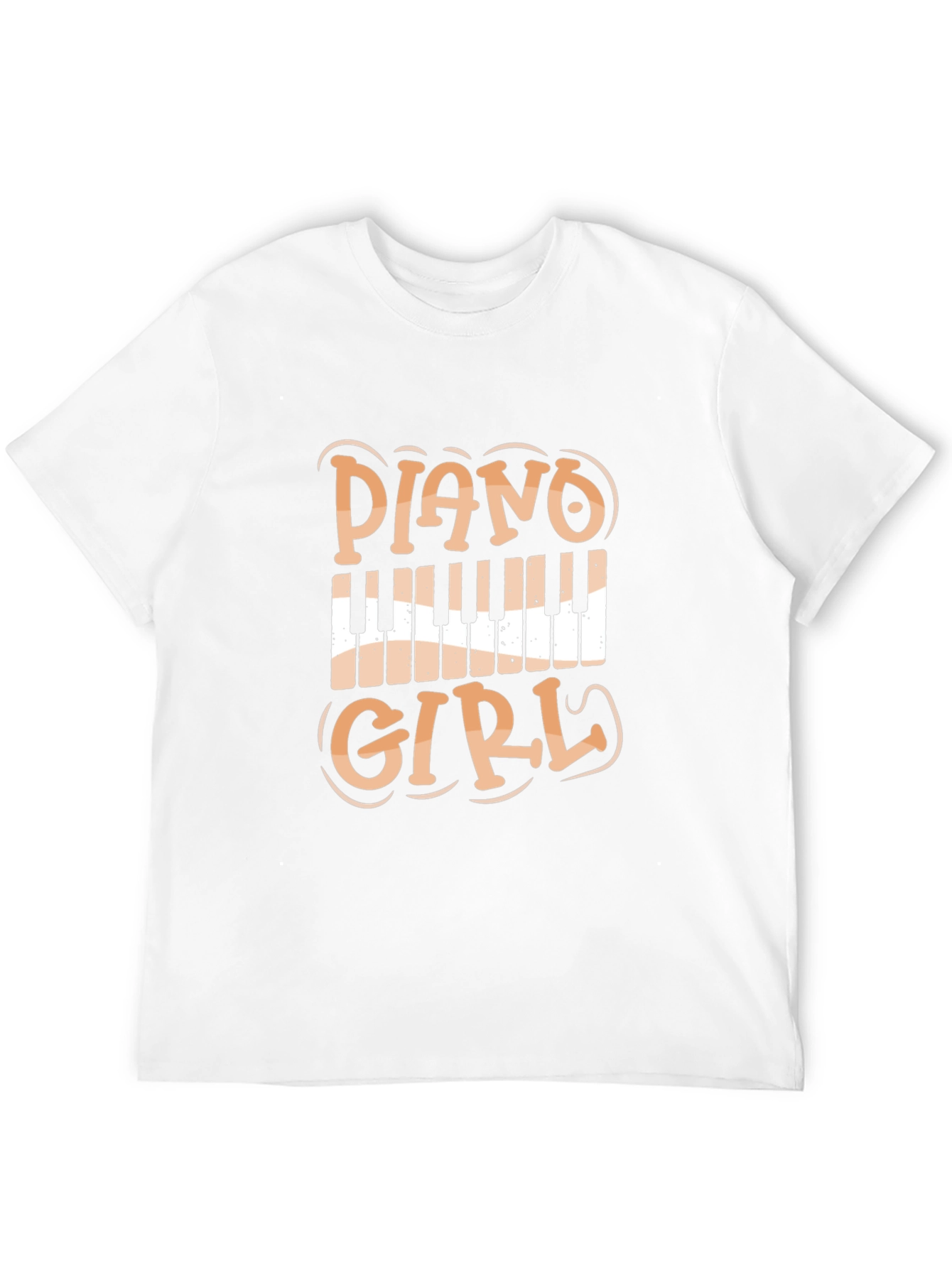 Piano Girl Graphic Tee - Musicians Style