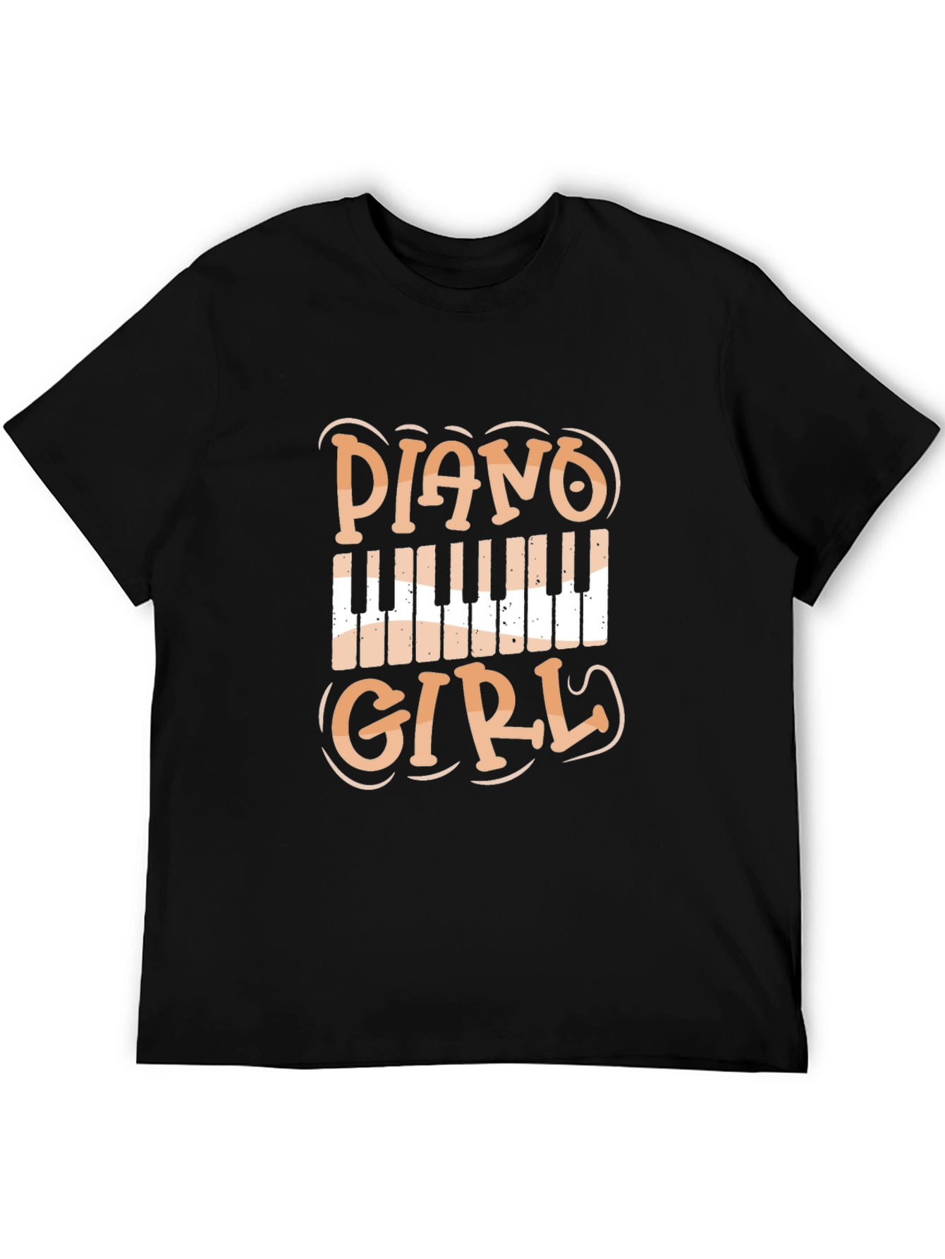 Piano Girl Graphic Tee - Musicians Style