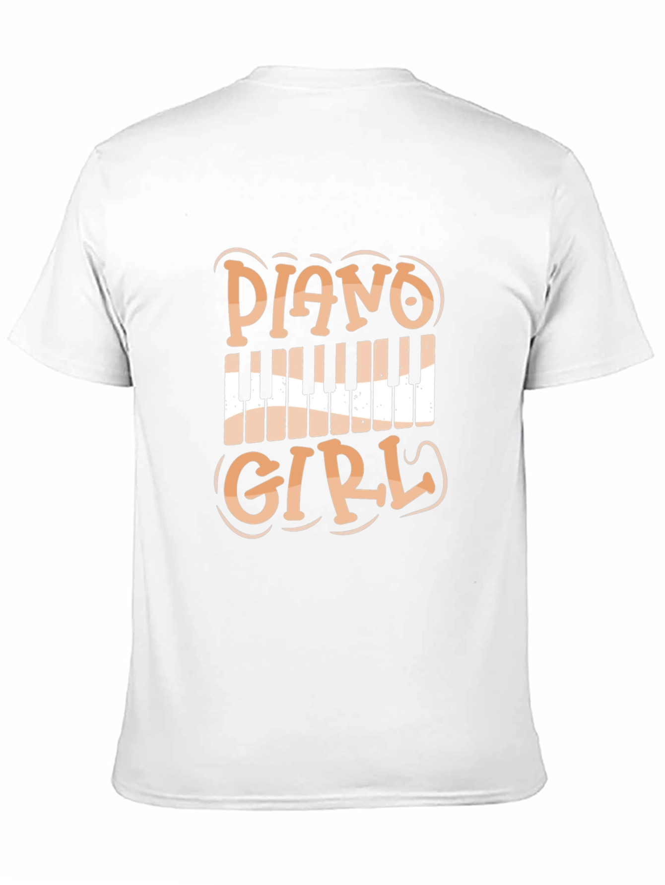 Piano Girl Graphic Tee - Musicians Style