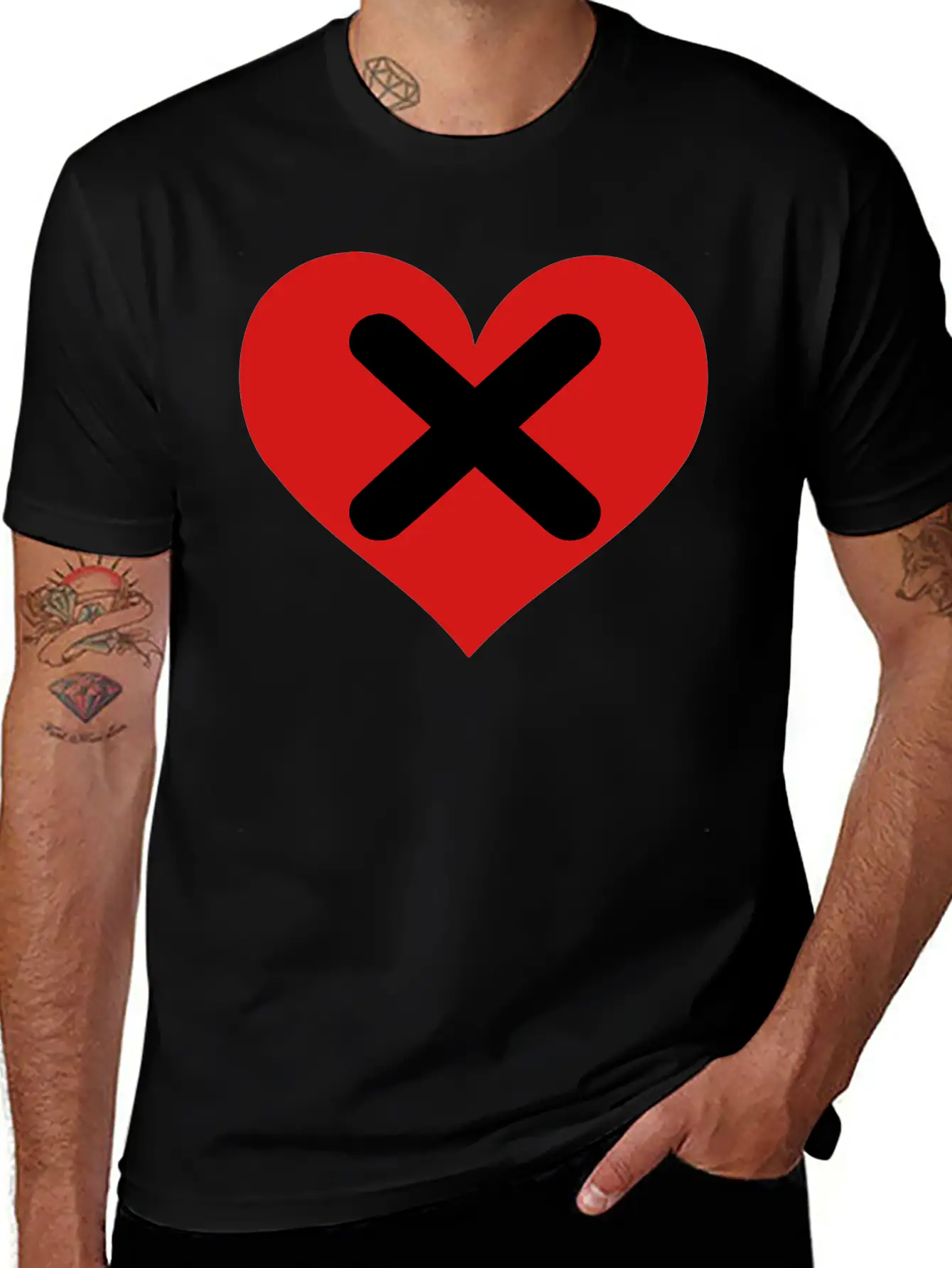 Ⓧ❤Multiply Love-Fun Inspirational Love Design Basic Graphic T-Shirt – Daily Comfort In Soft Cotton