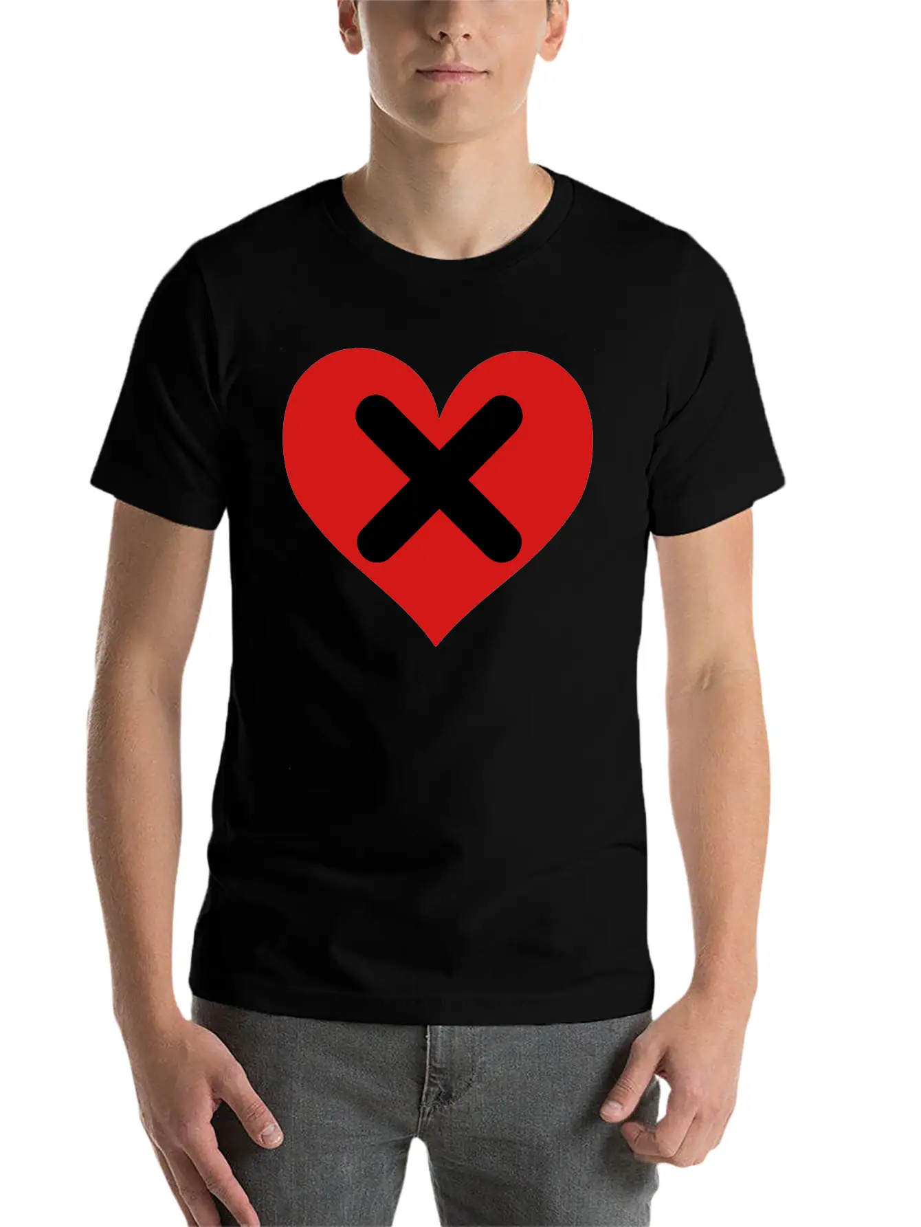 Ⓧ❤Multiply Love-Fun Inspirational Love Design Basic Graphic T-Shirt – Daily Comfort In Soft Cotton