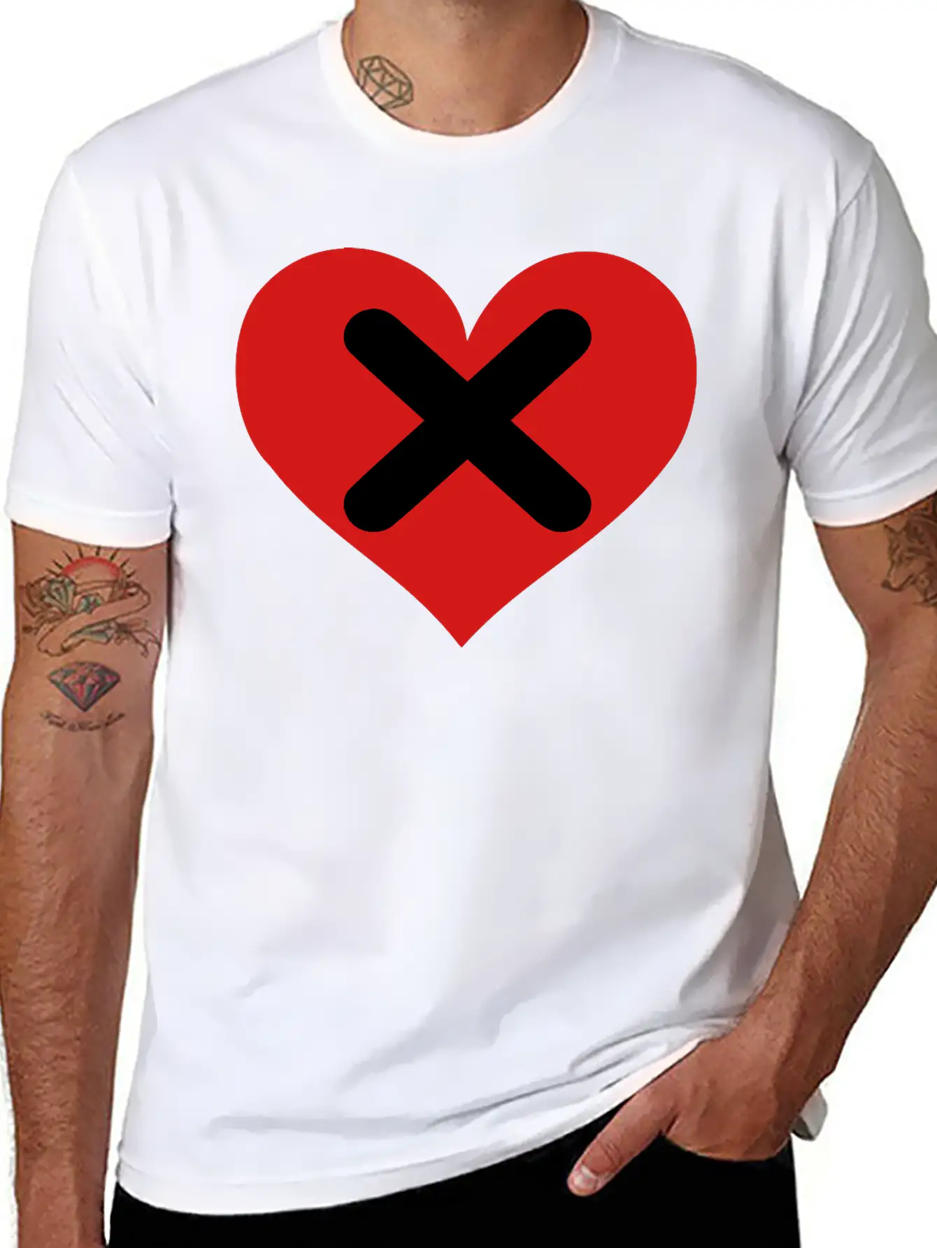 Ⓧ❤Multiply Love-Fun Inspirational Love Design Basic Graphic T-Shirt – Daily Comfort In Soft Cotton