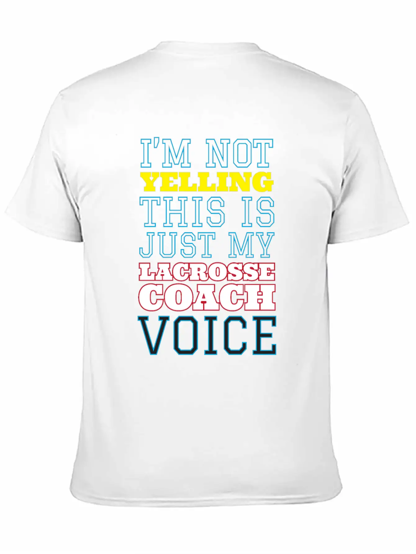 My Lacrosse Coach Voice Relaxed Everyday Tee – Lightweight And Durable Cotton