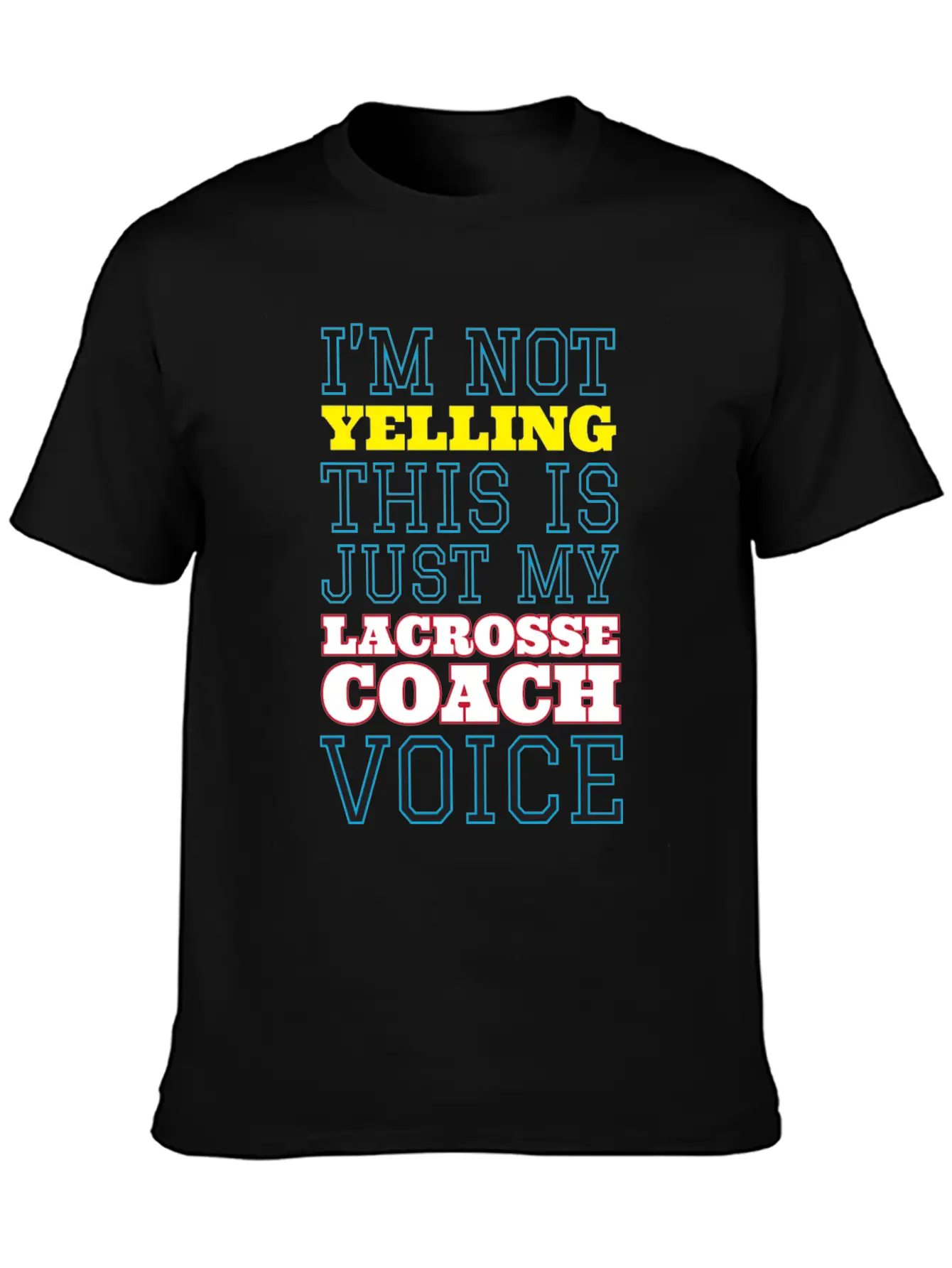 My Lacrosse Coach Voice Relaxed Everyday Tee – Lightweight And Durable Cotton