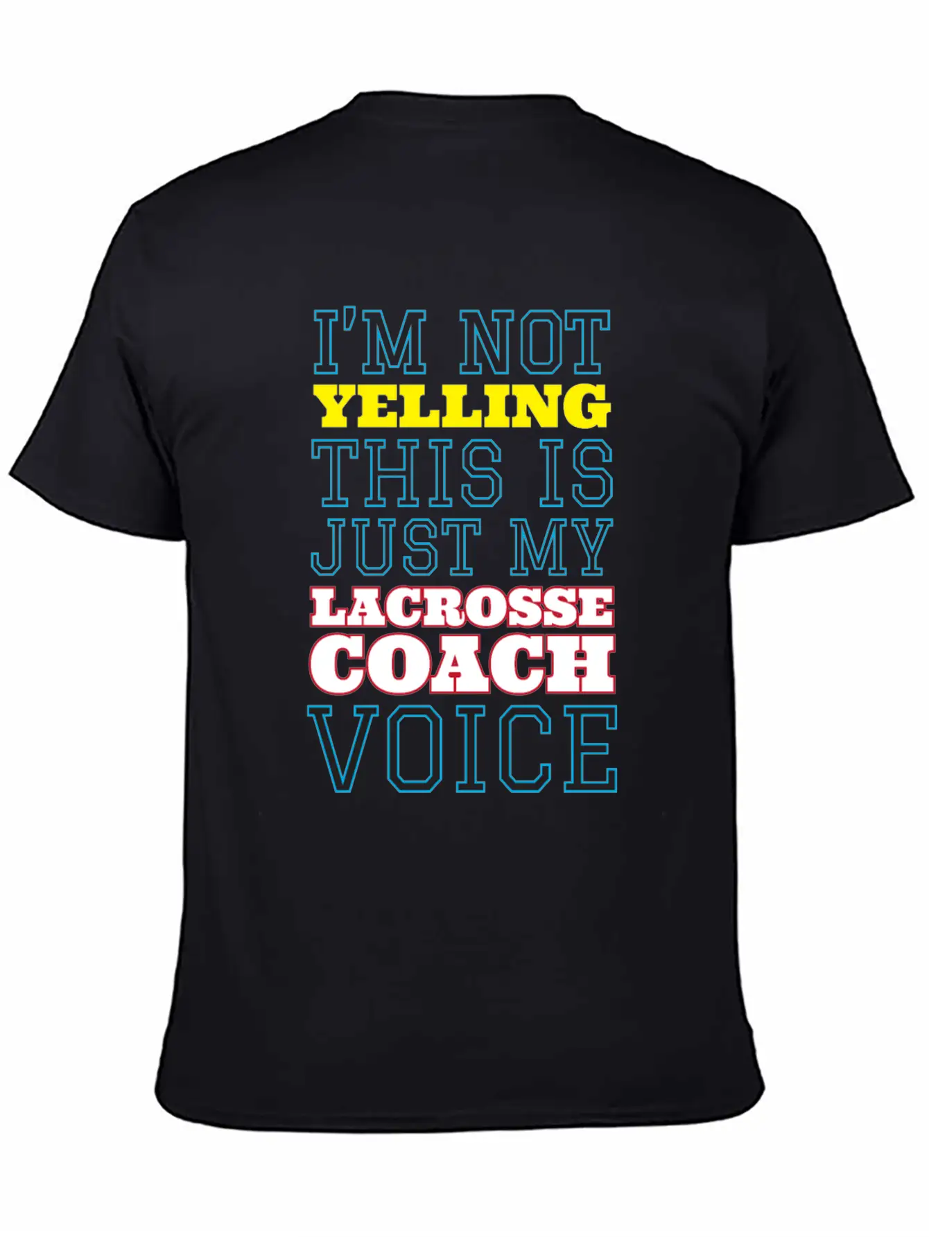 My Lacrosse Coach Voice Relaxed Everyday Tee – Lightweight And Durable Cotton