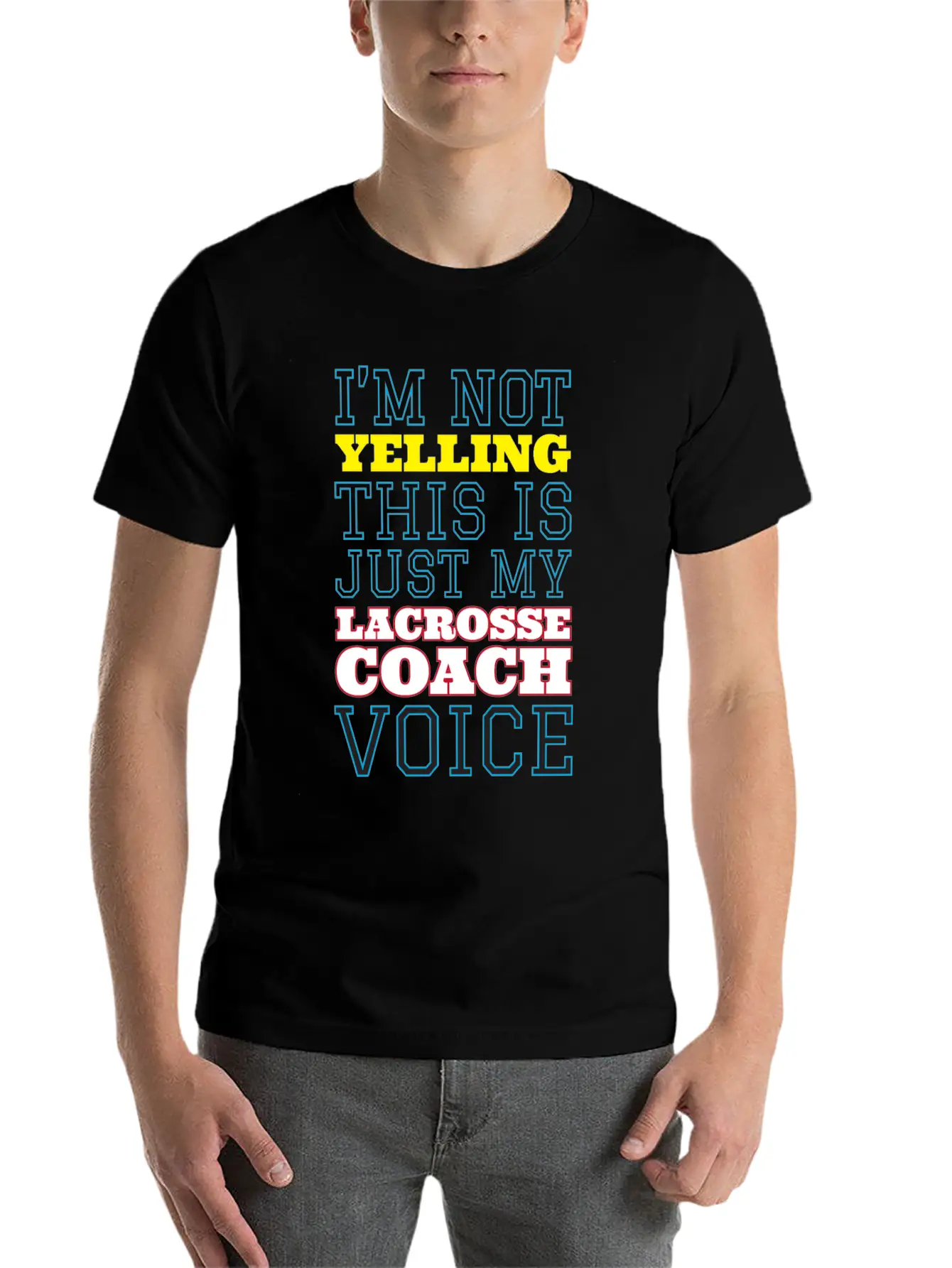 My Lacrosse Coach Voice Relaxed Everyday Tee – Lightweight And Durable Cotton
