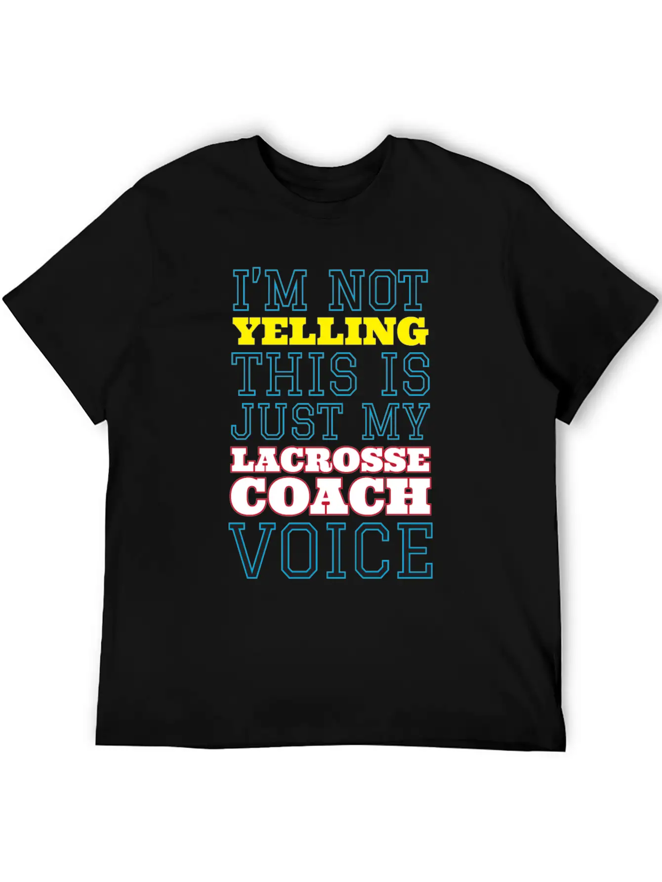 My Lacrosse Coach Voice Relaxed Everyday Tee – Lightweight And Durable Cotton