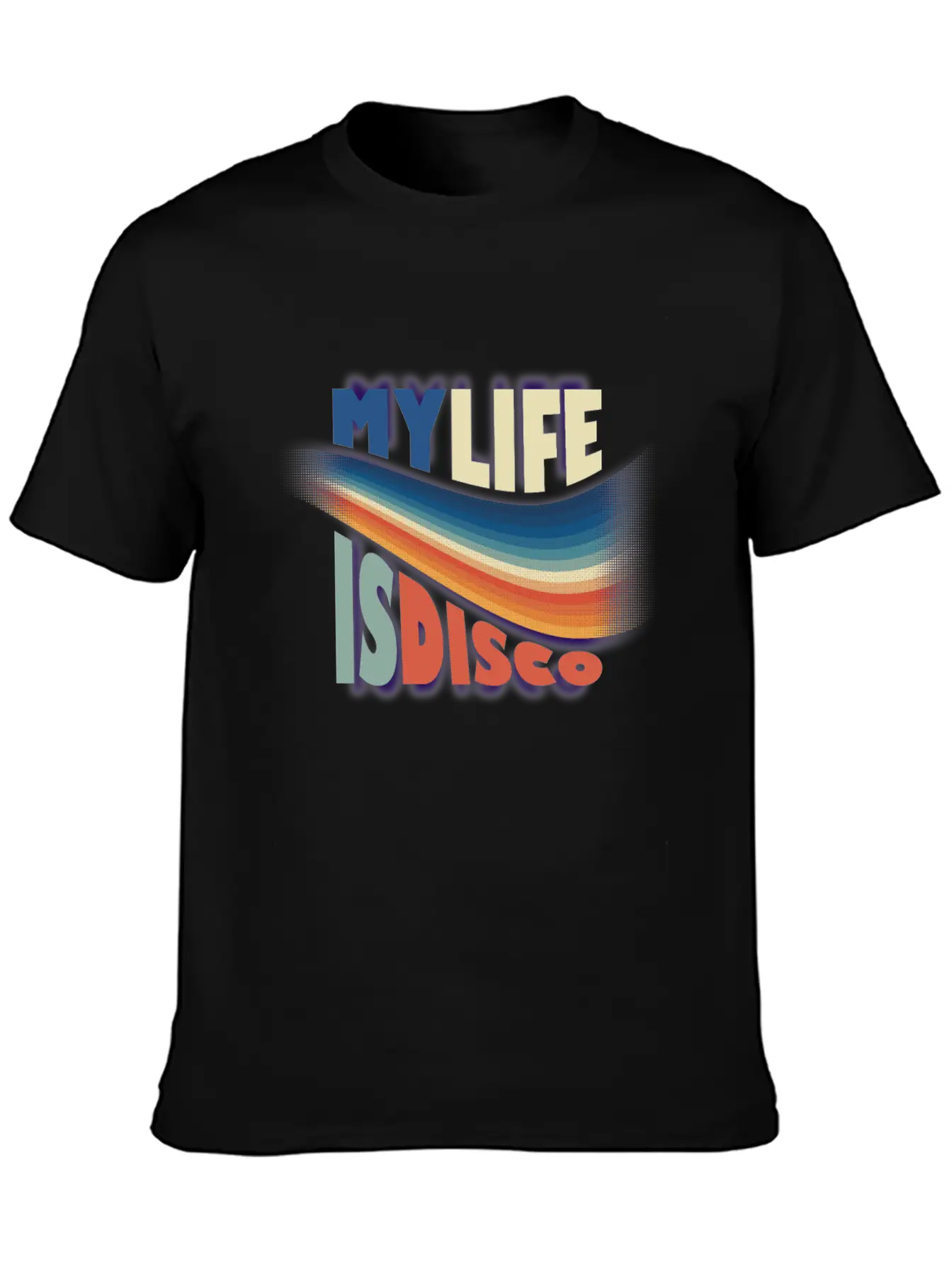 My Life Is Disco Essential Cotton Tee For Daily Outfits – Unisex Style