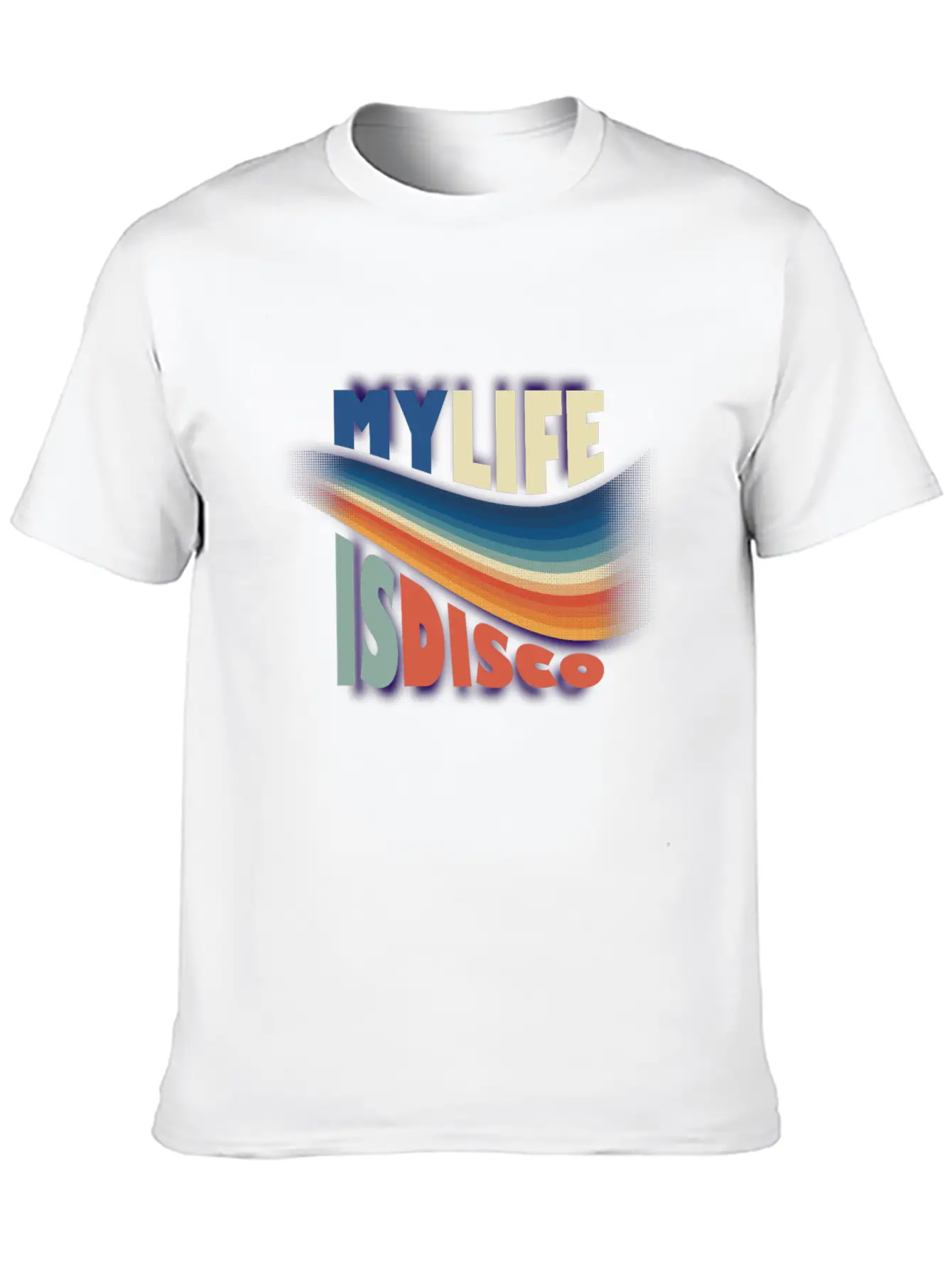 My Life Is Disco Essential Cotton Tee For Daily Outfits – Unisex Style