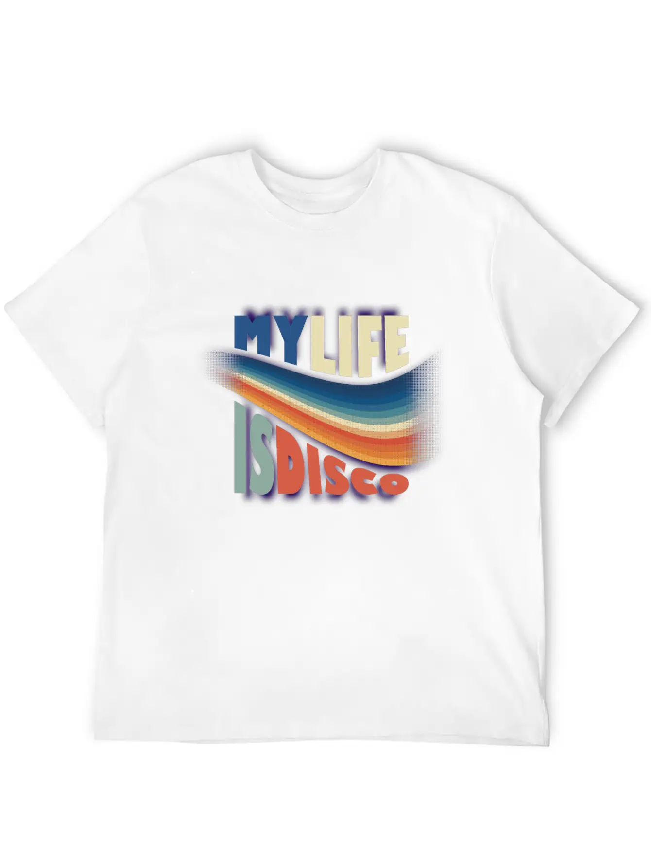 My Life Is Disco Essential Cotton Tee For Daily Outfits – Unisex Style