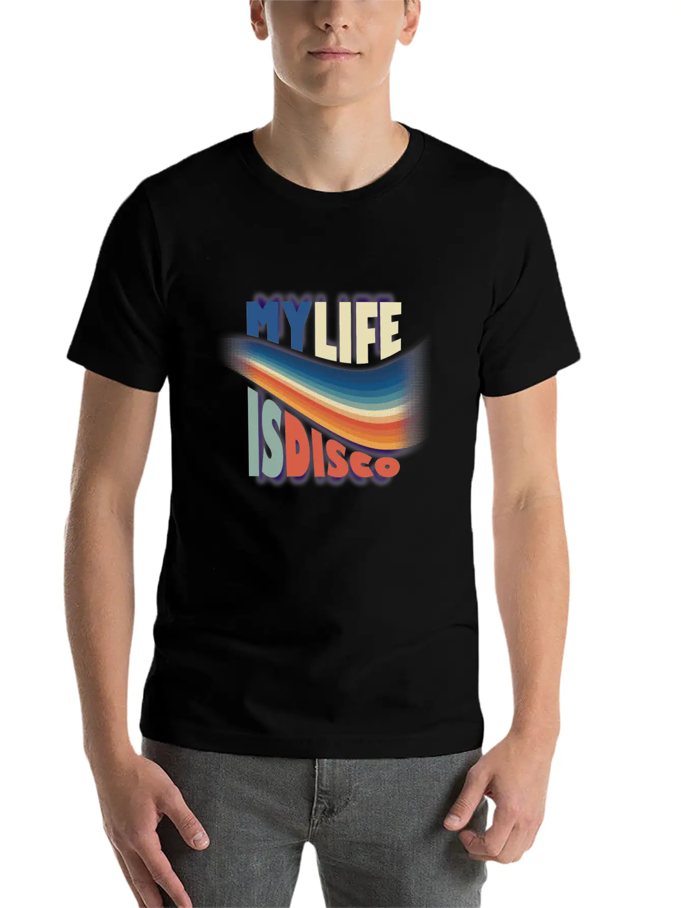 My Life Is Disco Essential Cotton Tee For Daily Outfits – Unisex Style