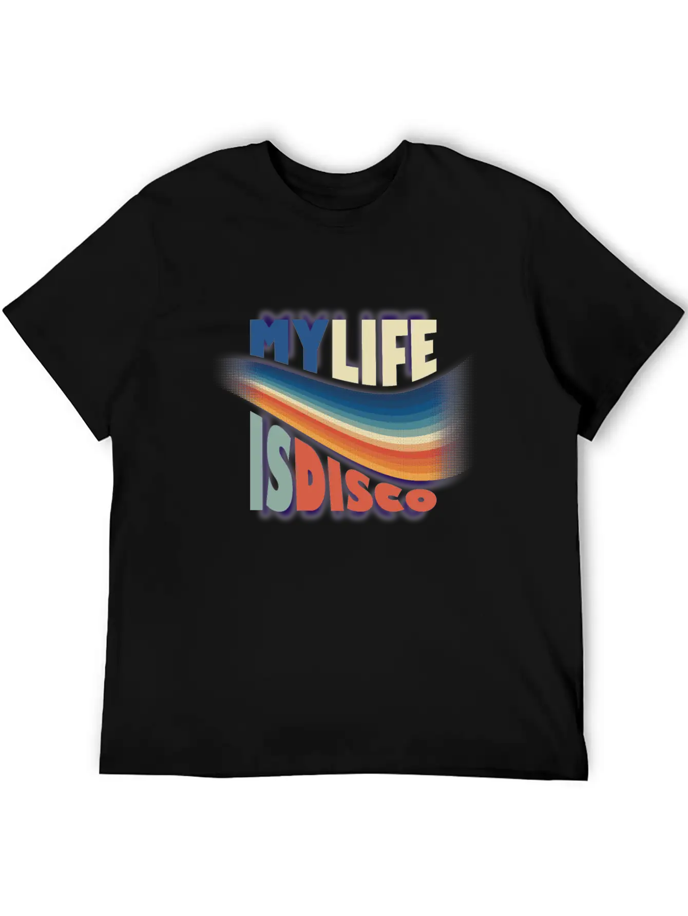 My Life Is Disco Essential Cotton Tee For Daily Outfits – Unisex Style