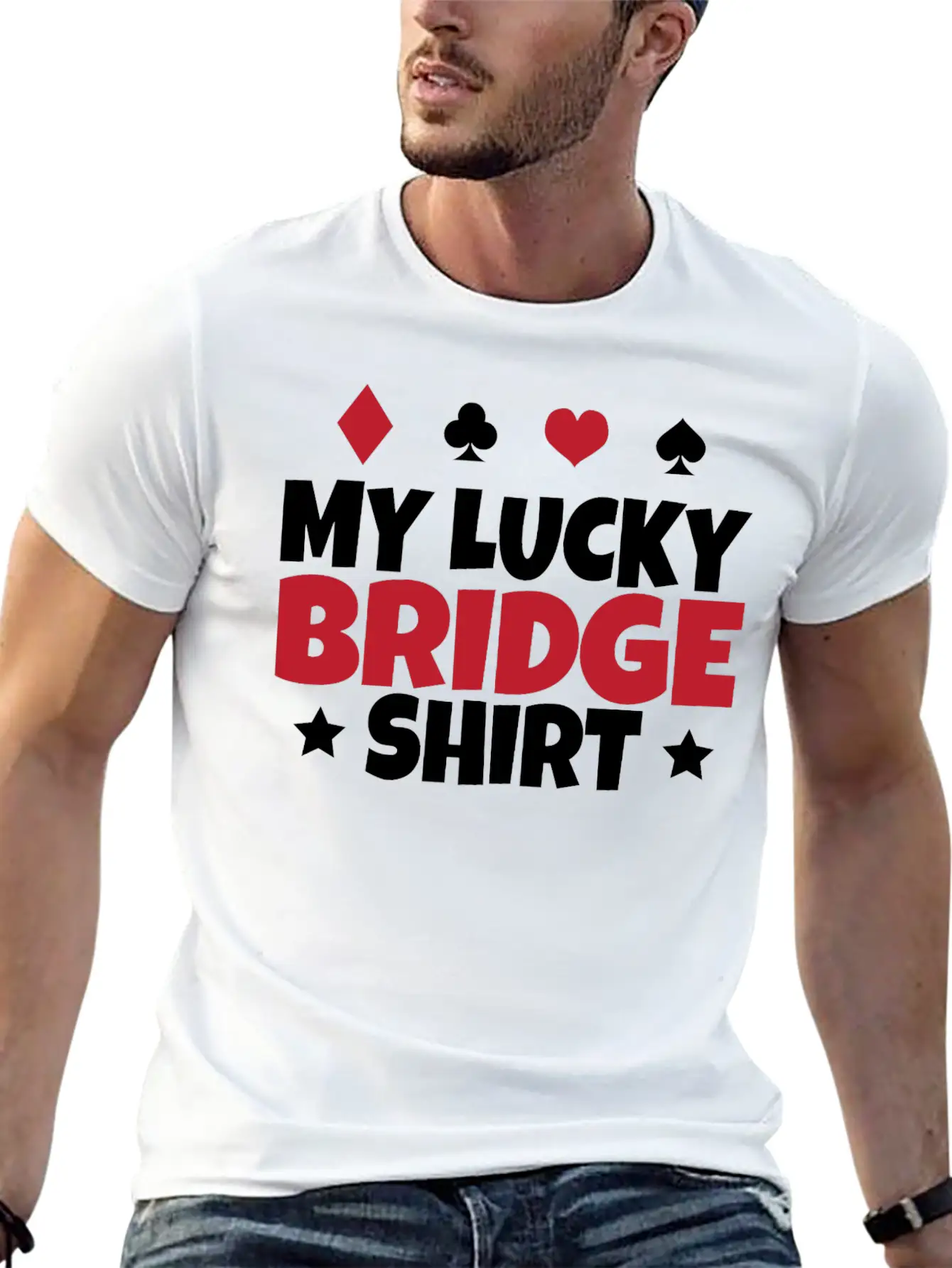 My Lucky Bridge Shirt Relaxed Everyday Tee – Lightweight And Durable Cotton
