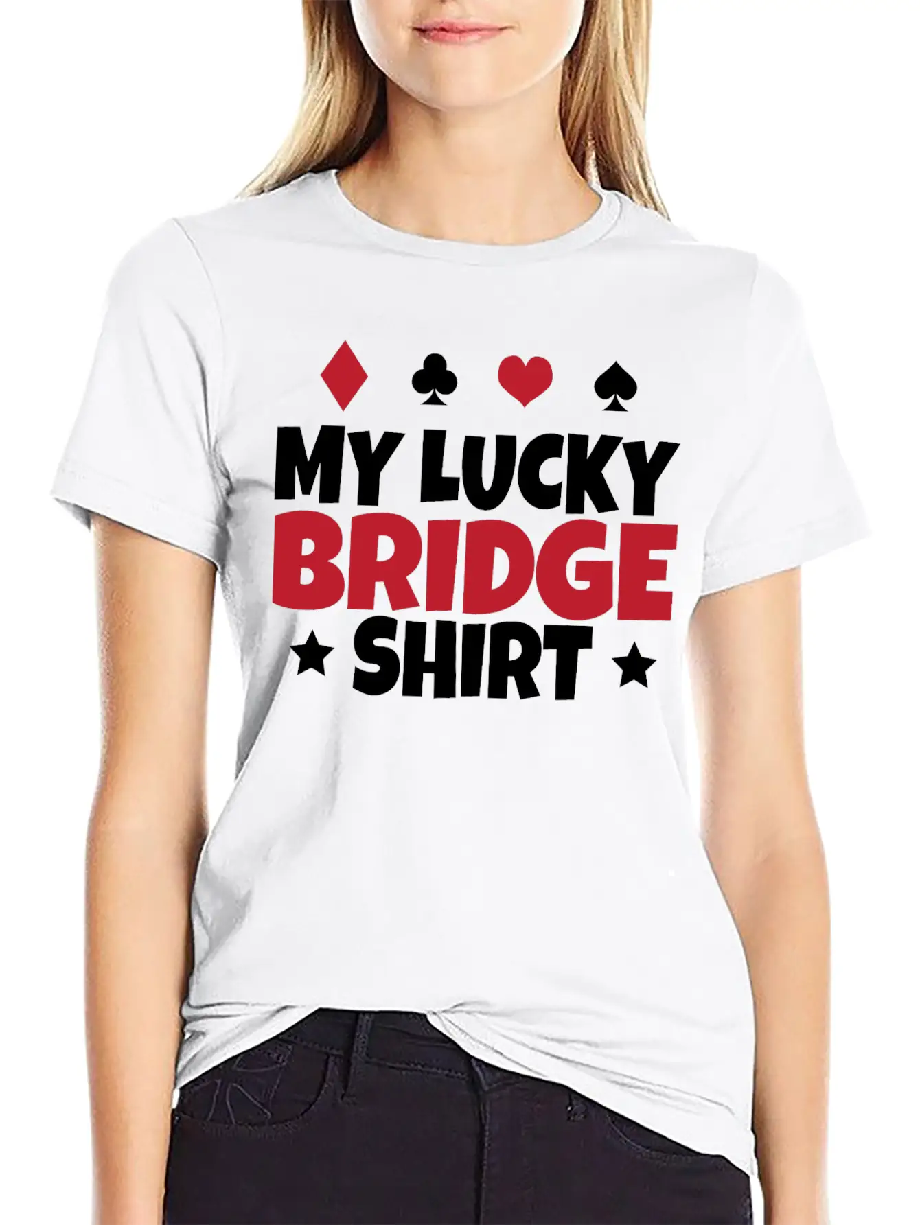 My Lucky Bridge Shirt Relaxed Everyday Tee – Lightweight And Durable Cotton
