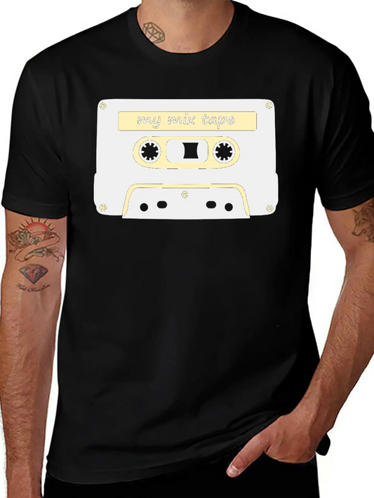 My Mix Tape - Retro Music Cassette Lightweight Cotton T-Shirt – Daily Comfort Graphic Shirt