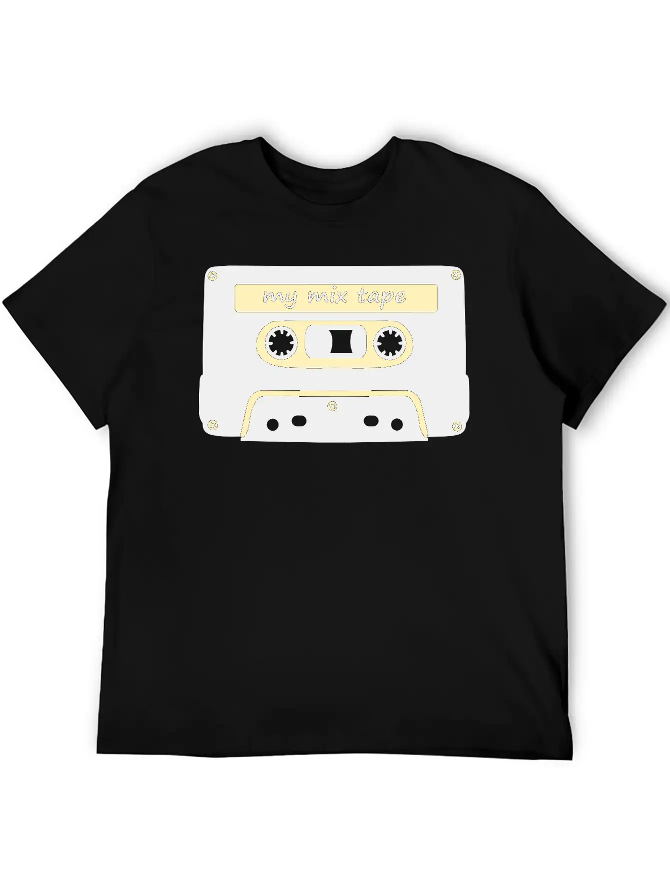 My Mix Tape - Retro Music Cassette Lightweight Cotton T-Shirt – Daily Comfort Graphic Shirt
