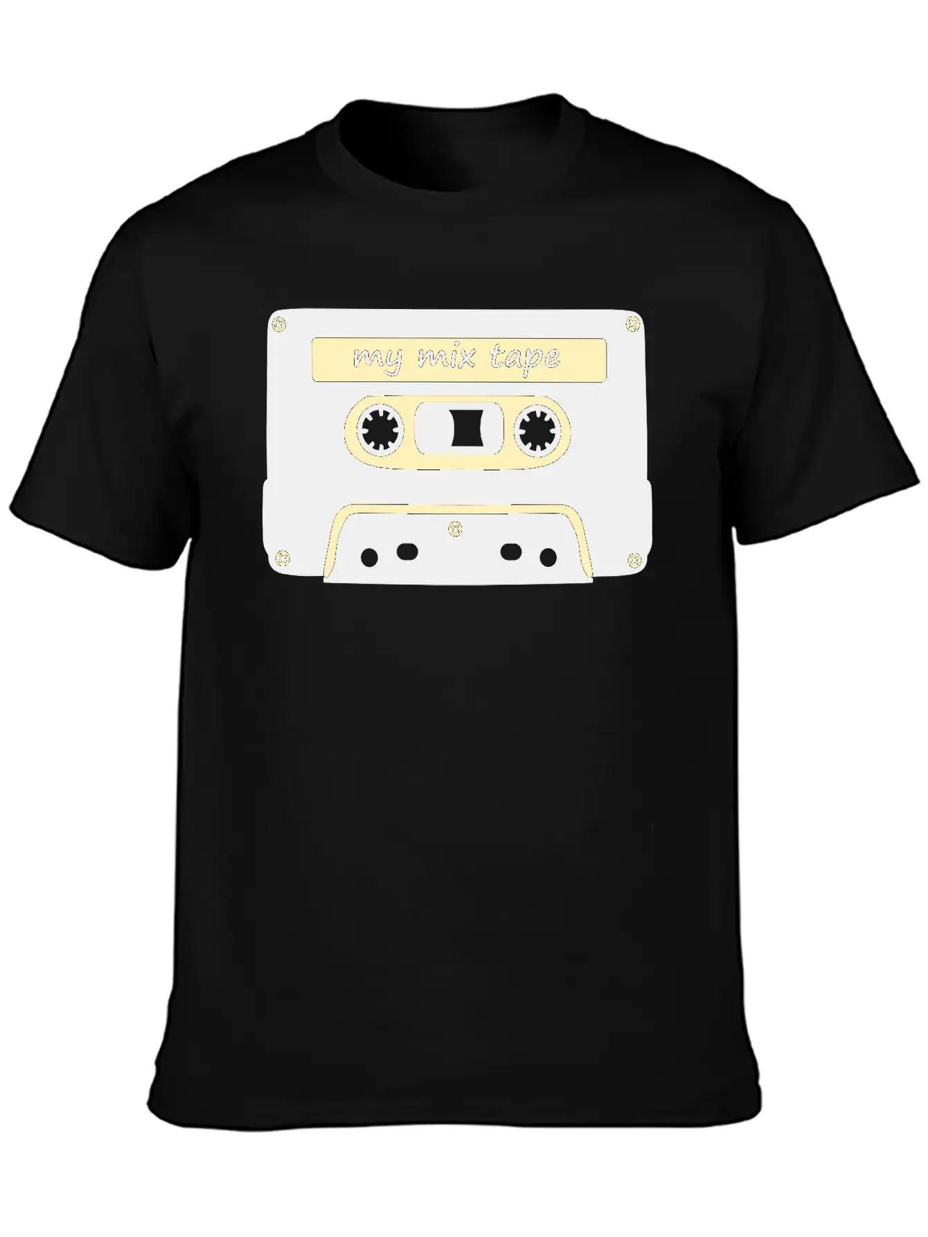 My Mix Tape - Retro Music Cassette Lightweight Cotton T-Shirt – Daily Comfort Graphic Shirt